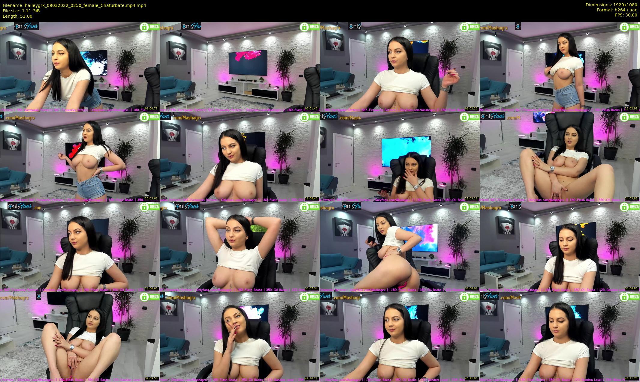 haileygrx — 51 minute Chaturbate female cam show recording, 1080p, Mar 9, 2022