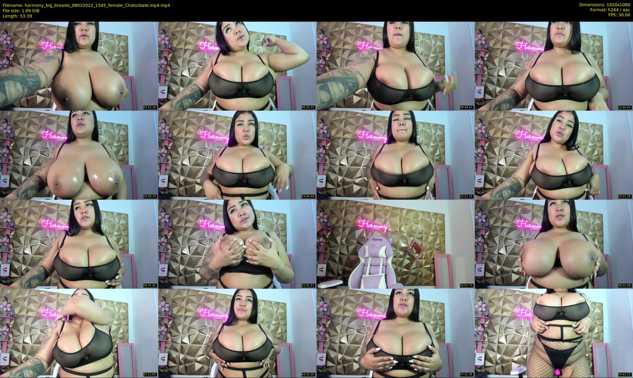 harmony_big_breasts — 54 minute Chaturbate female cam show recording, 1080p, Mar 8, 2022