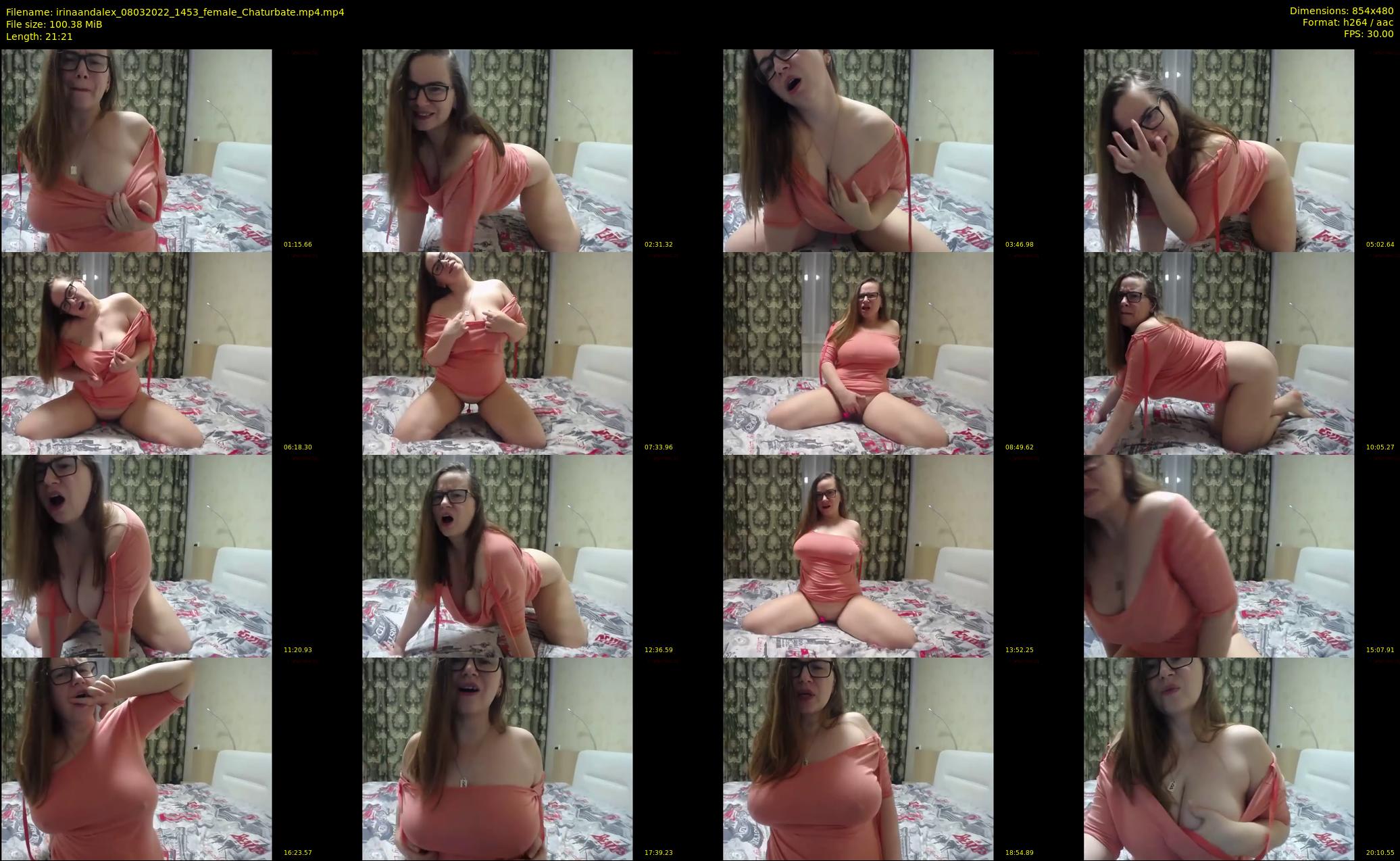 irinaandalex — 22 minute Chaturbate couple cam show recording, 480p, Mar 8, 2022