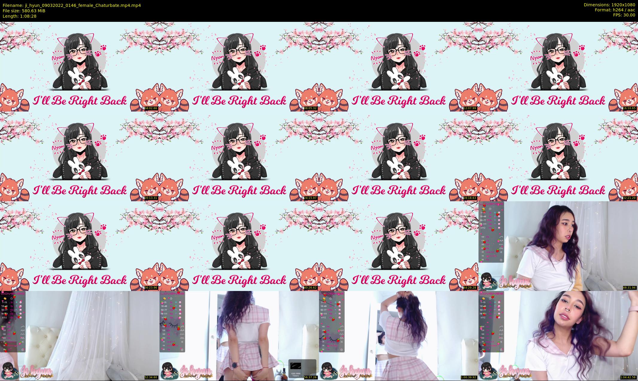 ji_hyun — 69 minute Chaturbate female cam show recording, 1080p, Mar 9, 2022