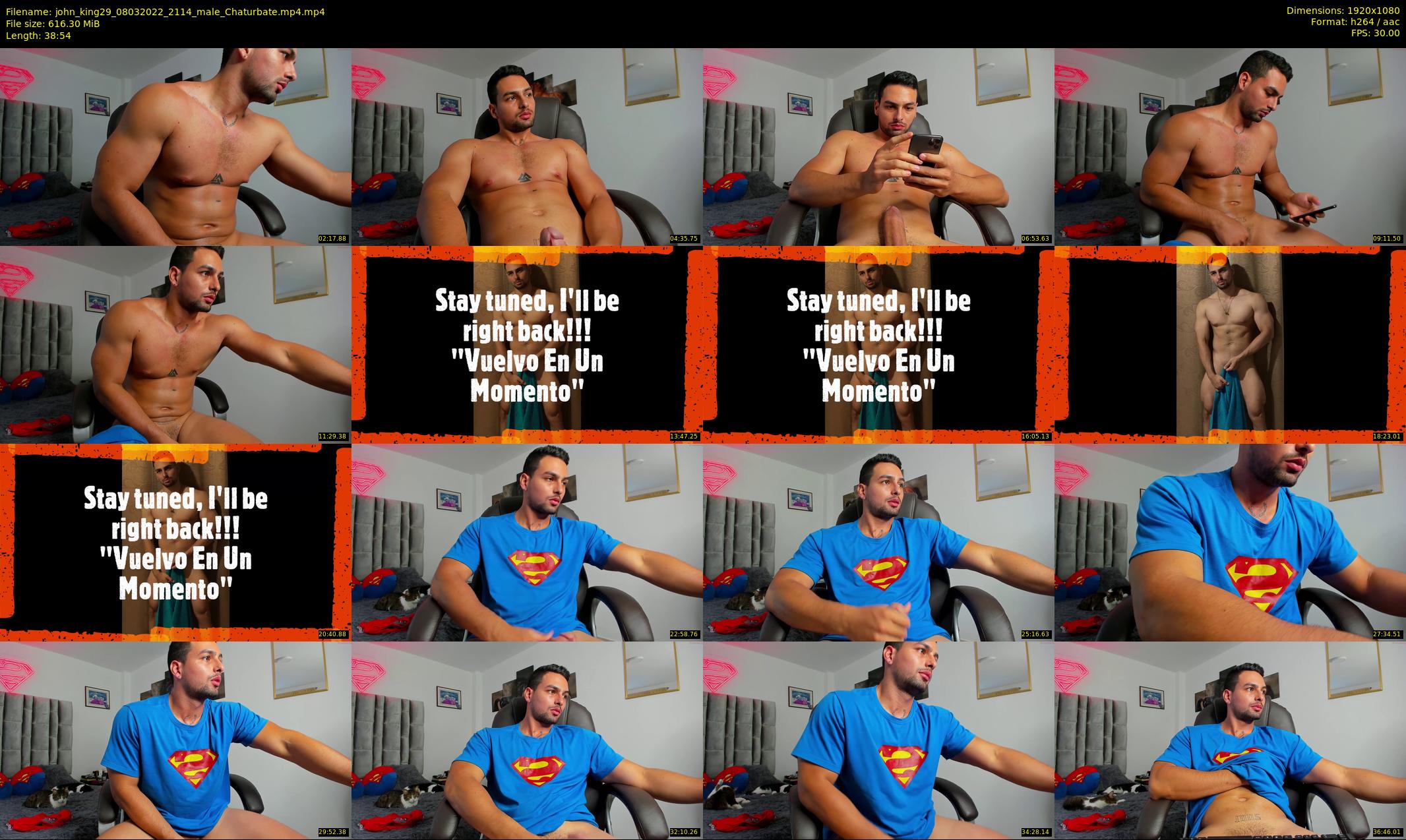 john_king29 — 39 minute Chaturbate male cam show recording, 1080p, Mar 8, 2022