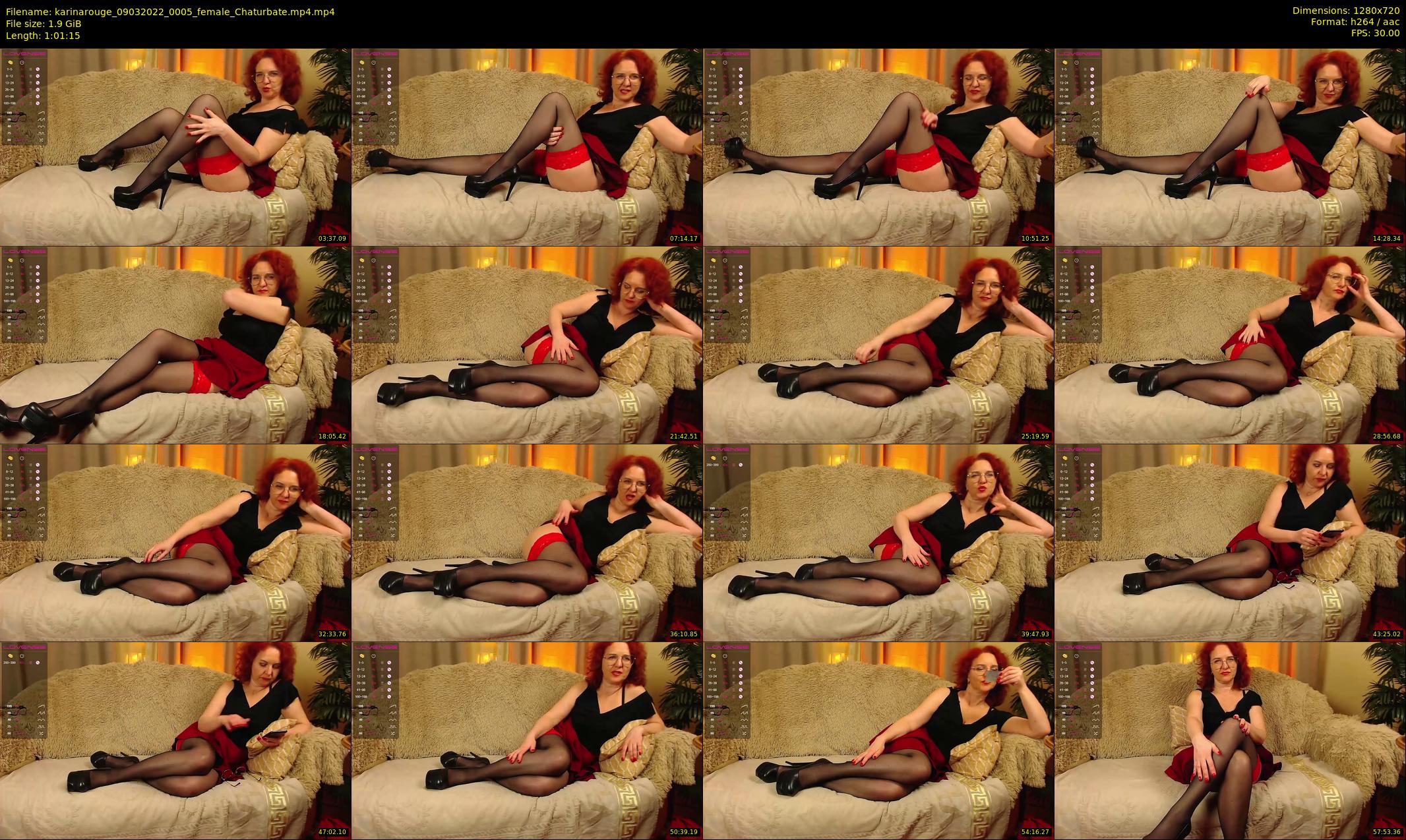 karinarouge — 62 minute Chaturbate female cam show recording, 720p, Mar 9, 2022