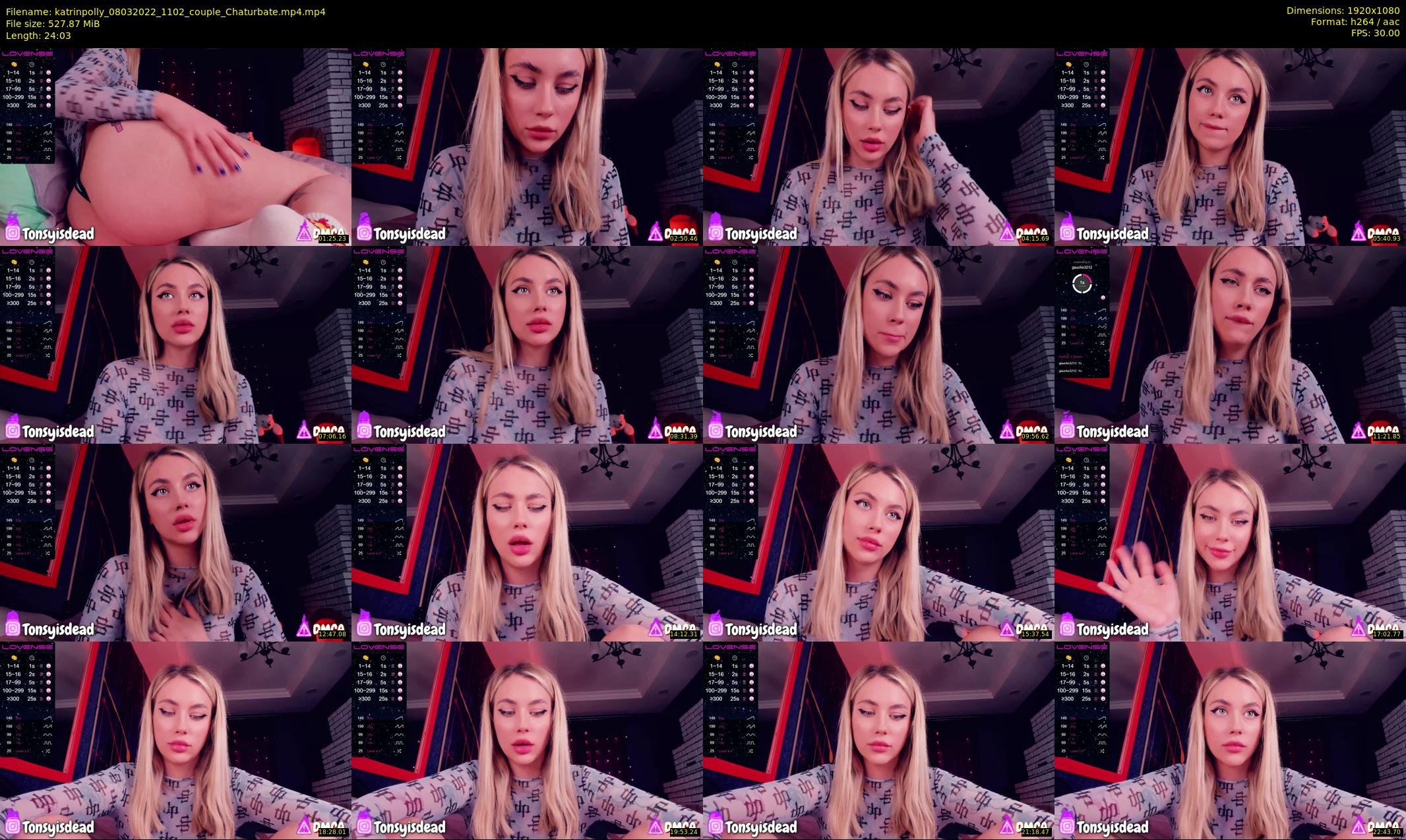 katrinpolly — 25 minute Chaturbate couple cam show recording, 1080p, Mar 8, 2022