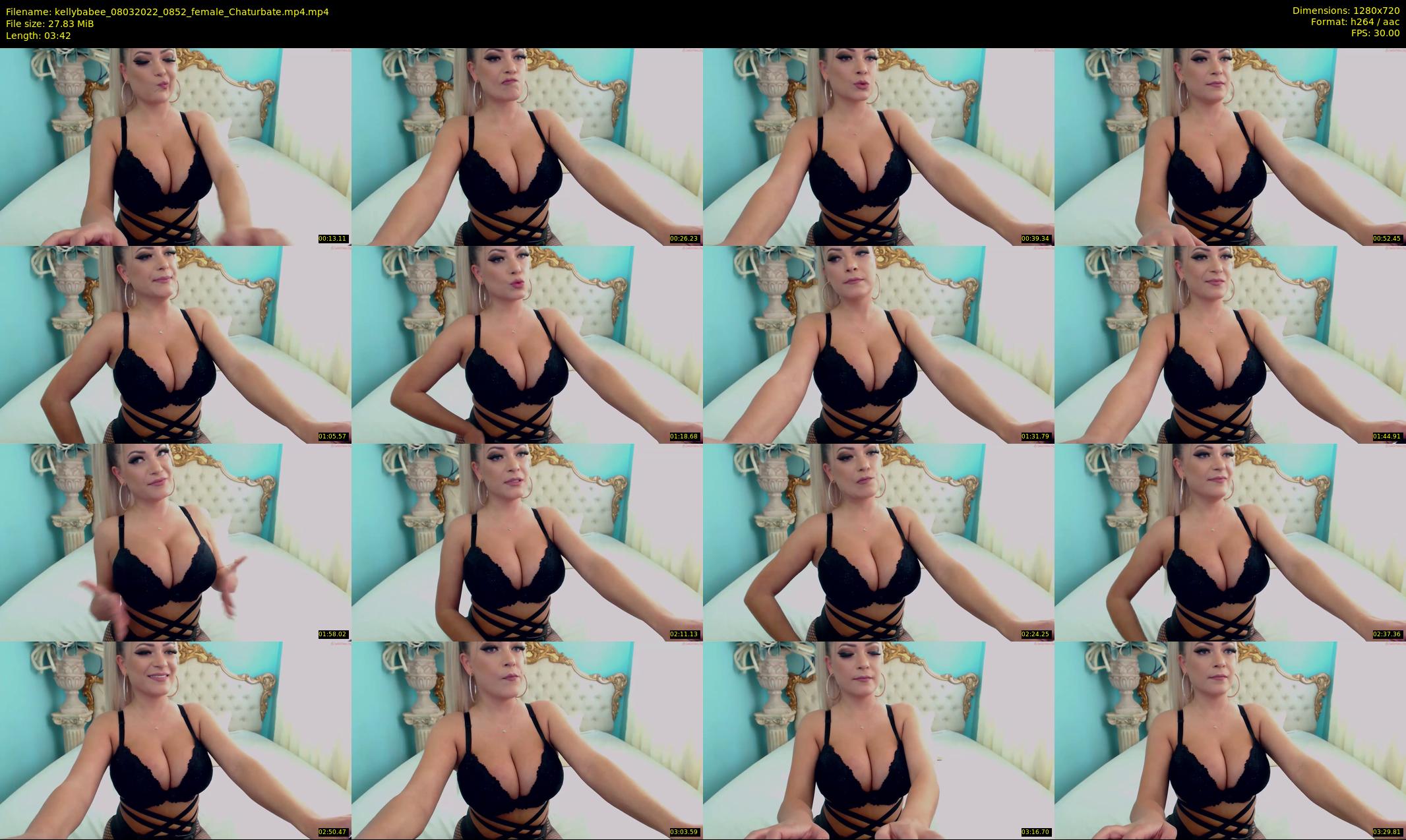 kellybabee — 4 minute Chaturbate female cam show recording, 720p, Mar 8, 2022