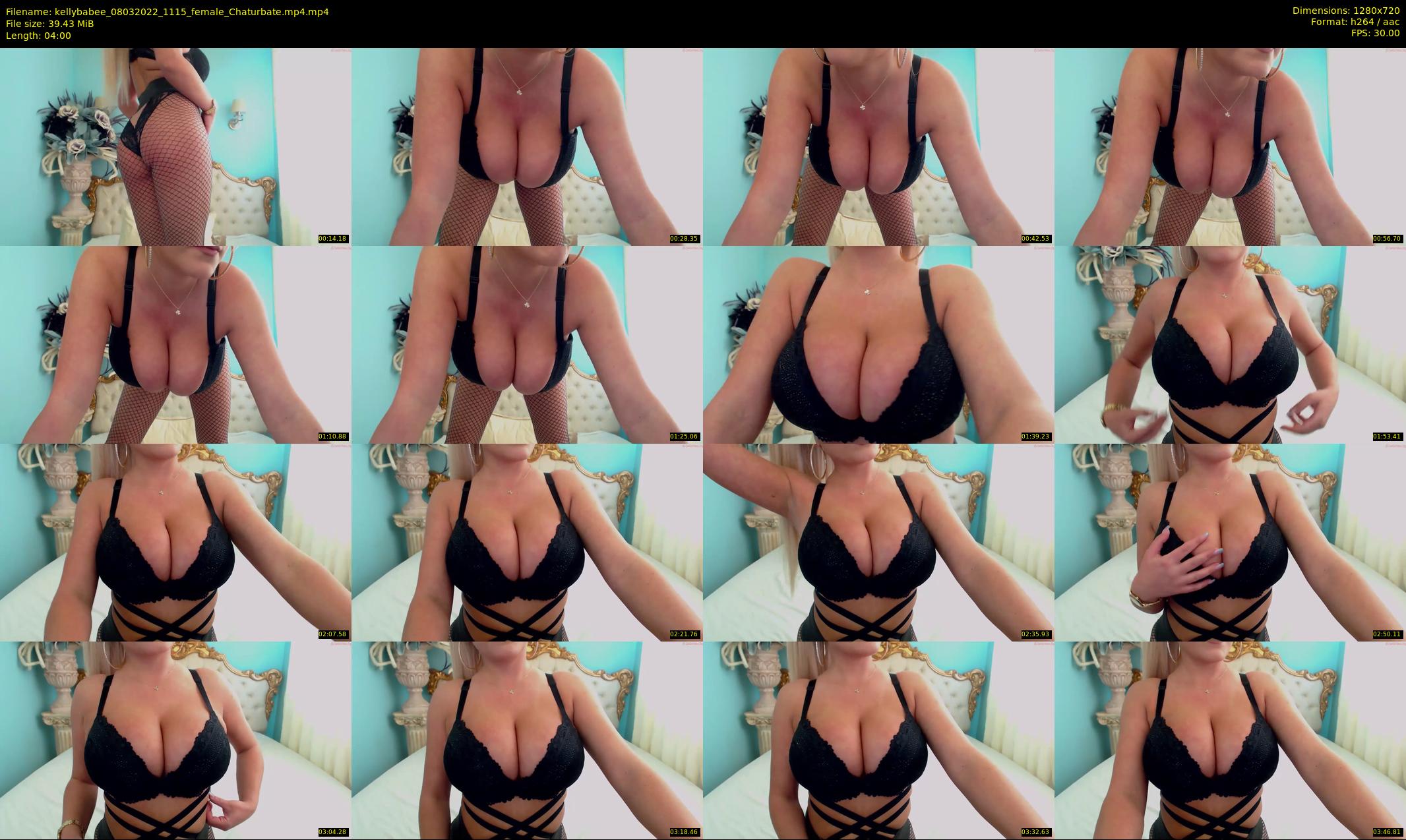 kellybabee — 4 minute Chaturbate female cam show recording, 720p, Mar 8, 2022