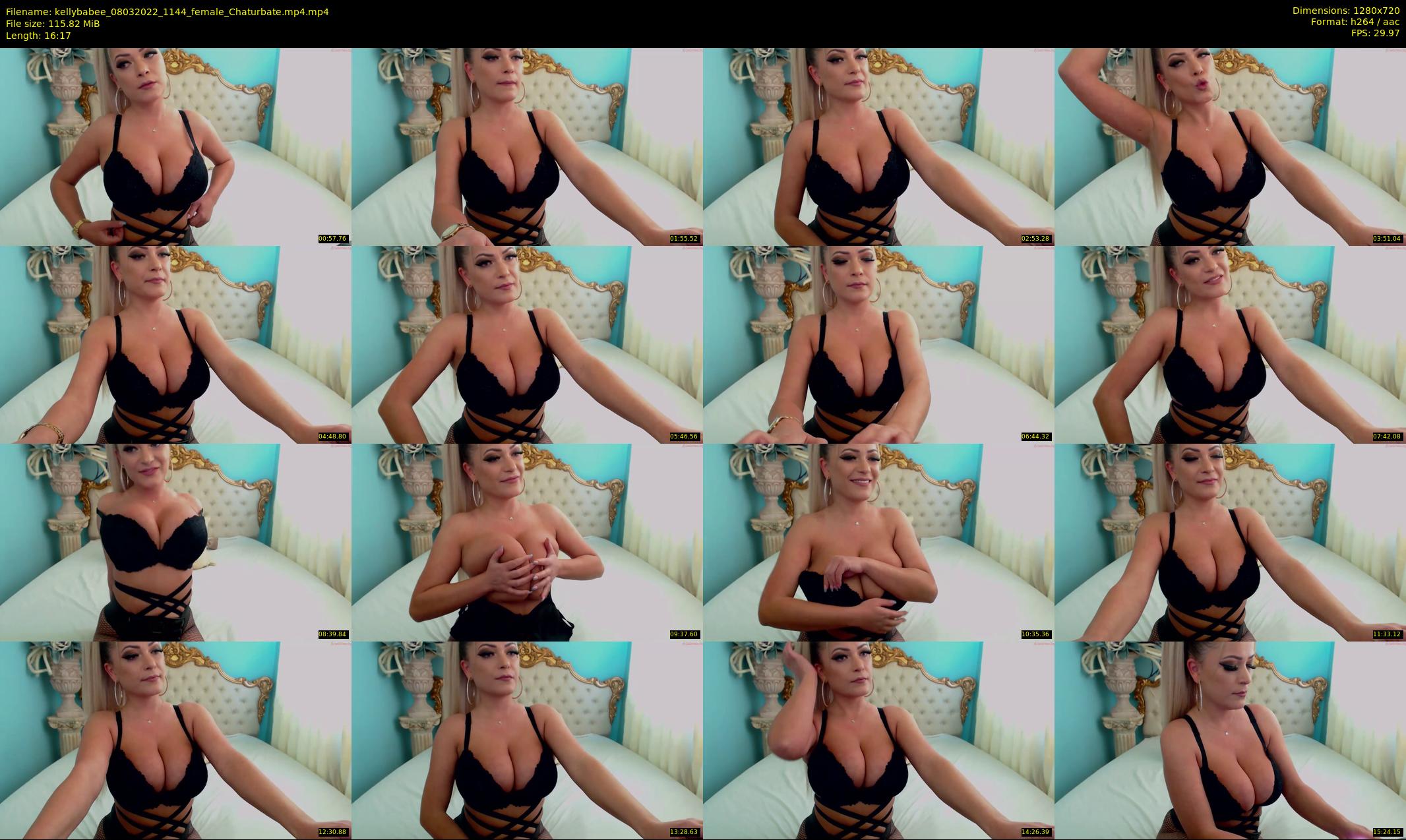 kellybabee — 17 minute Chaturbate female cam show recording, 720p, Mar 8, 2022