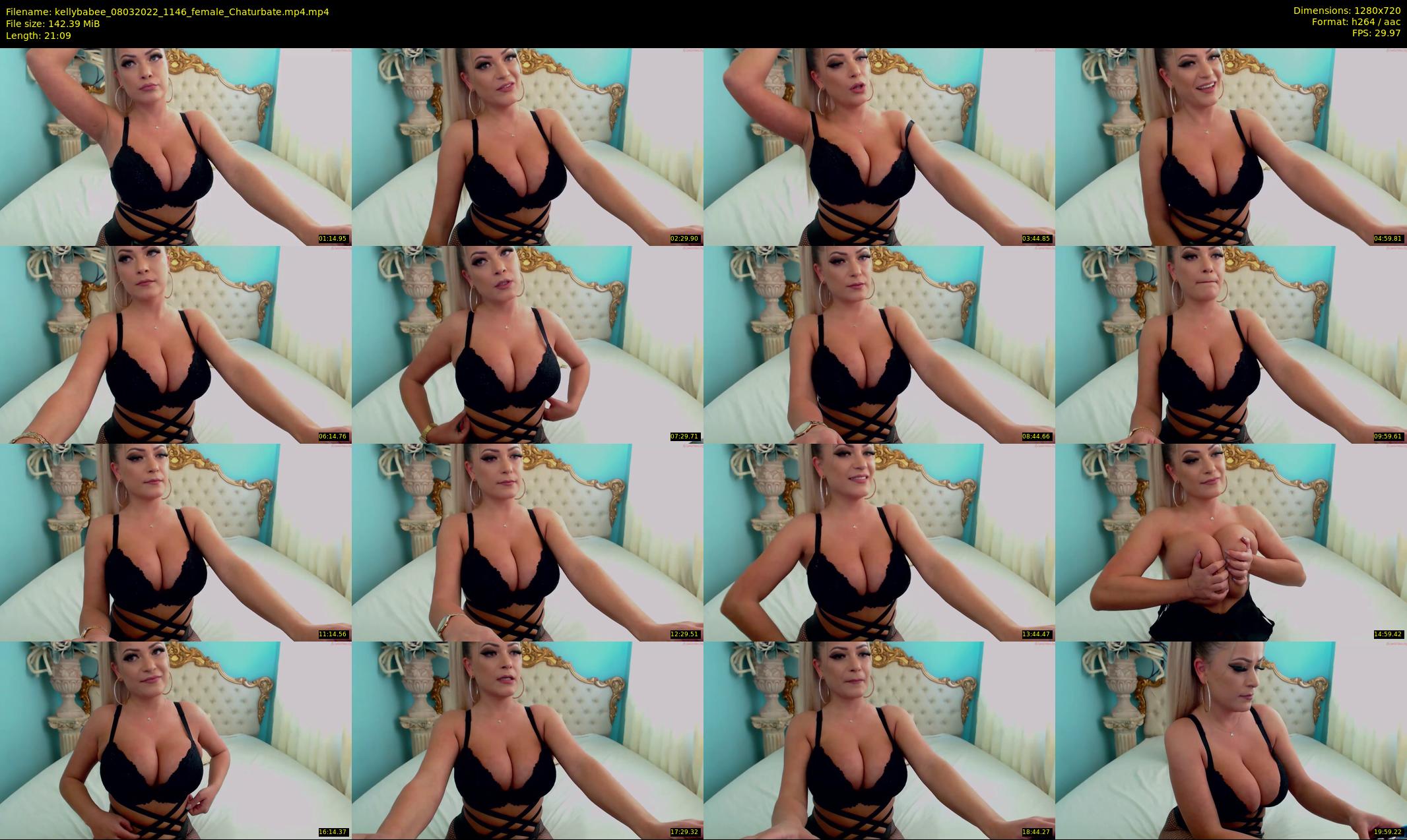 kellybabee — 22 minute Chaturbate female cam show recording, 720p, Mar 8, 2022