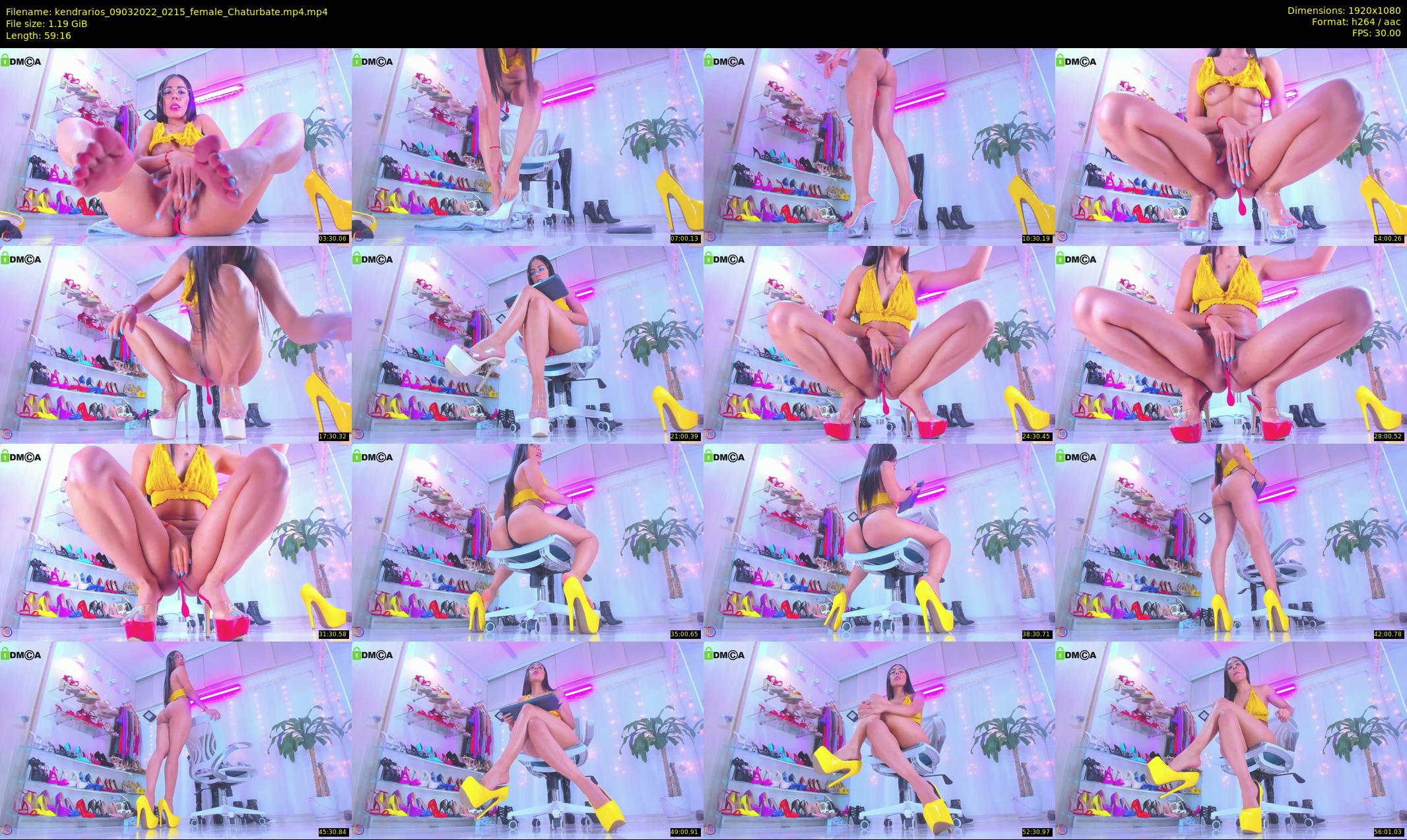 kendrarios — 60 minute Chaturbate female cam show recording, 1080p, Mar 9, 2022