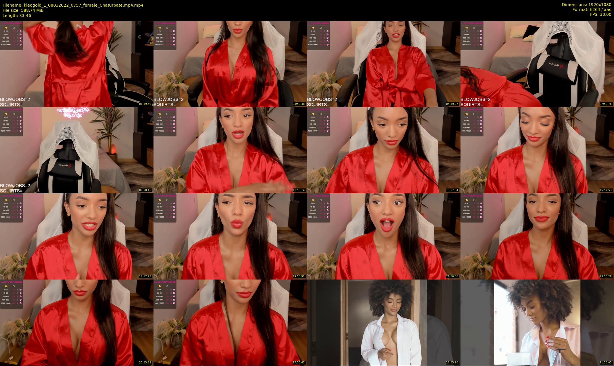 kleogold_1 — 34 minute Chaturbate female cam show recording, 1080p, Mar 8, 2022