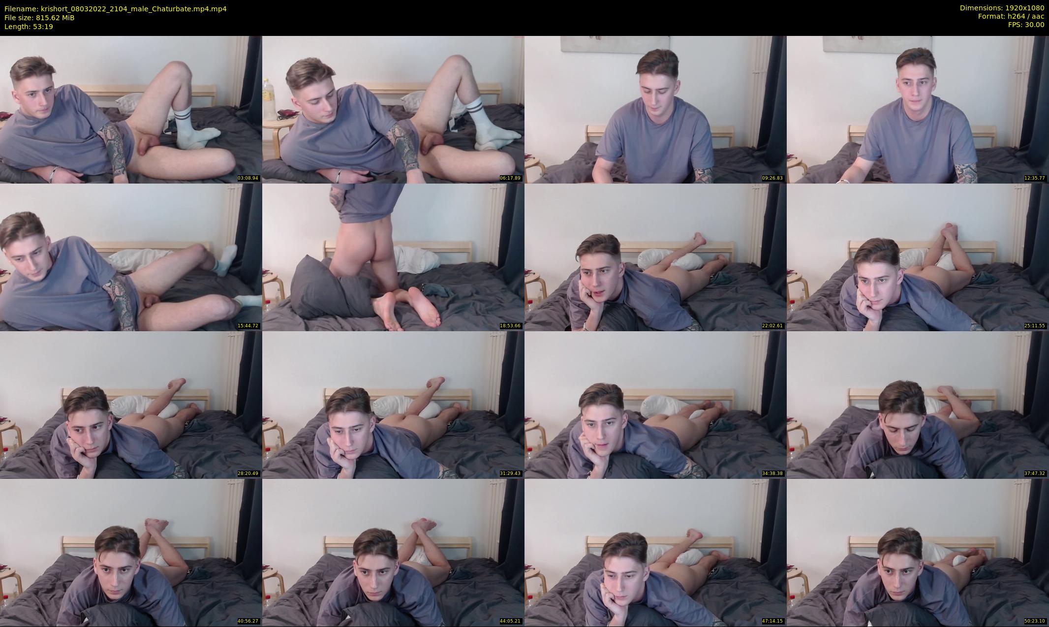 krishort — 54 minute Chaturbate male cam show recording, 1080p, Mar 8, 2022