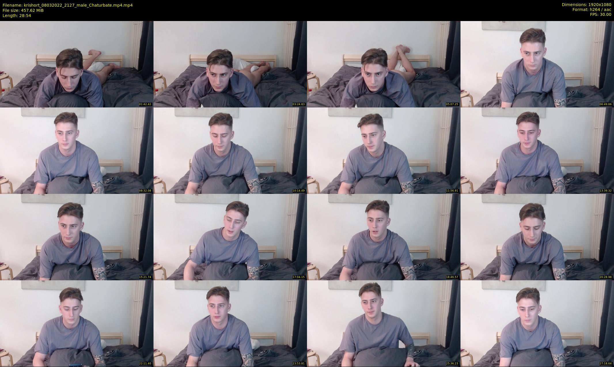 krishort — 29 minute Chaturbate male cam show recording, 1080p, Mar 8, 2022