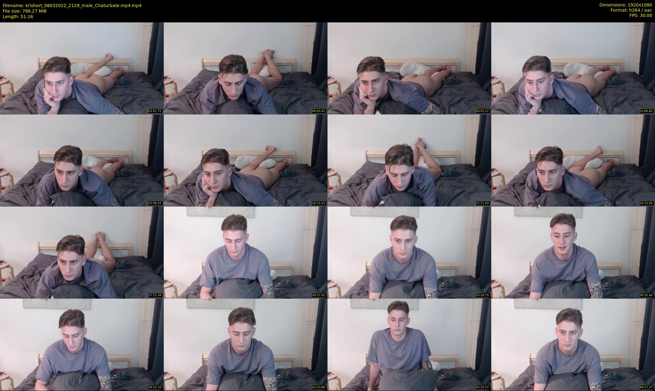 krishort — 52 minute Chaturbate male cam show recording, 1080p, Mar 8, 2022