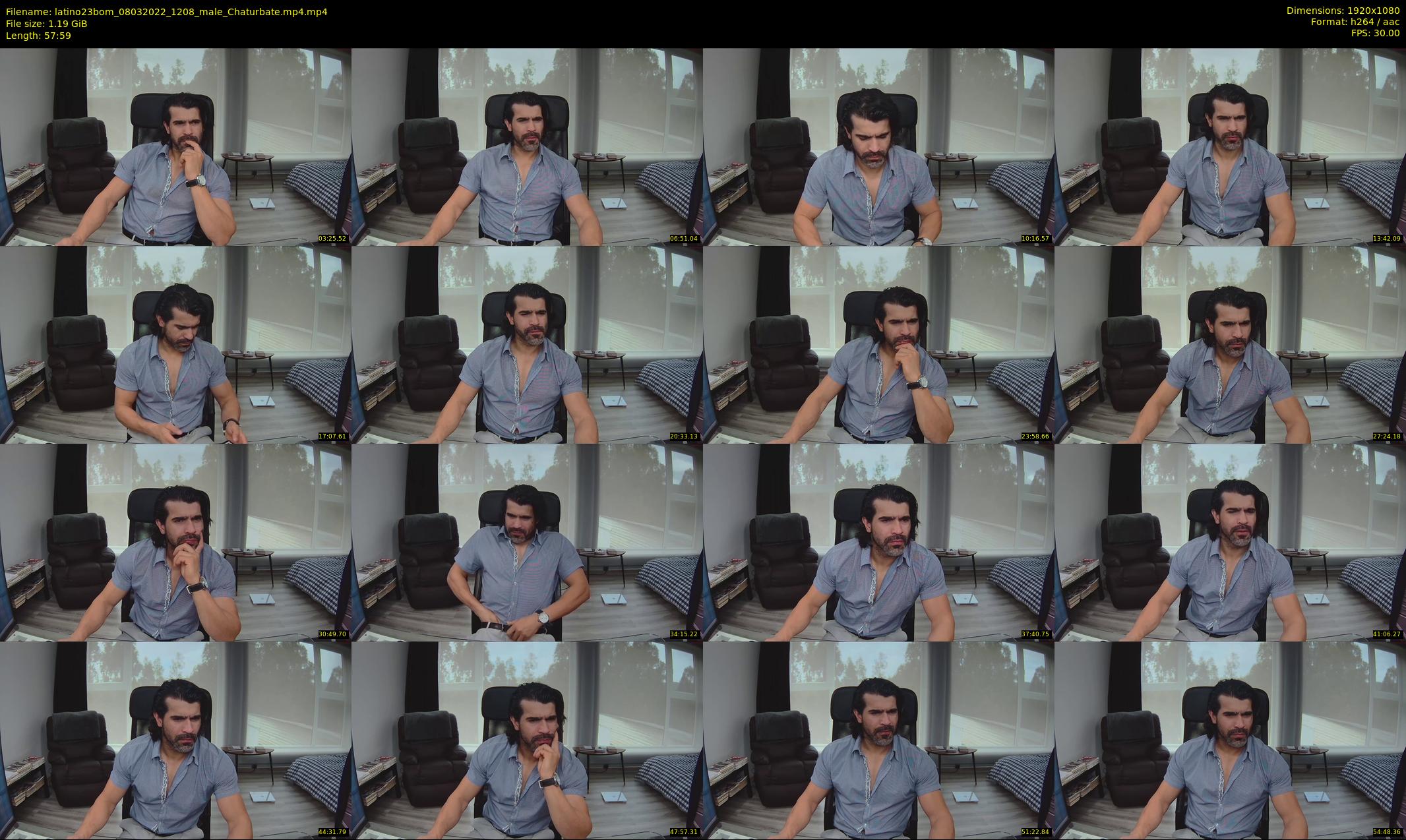 latino23bom — 58 minute Chaturbate male cam show recording, 1080p, Mar 8, 2022
