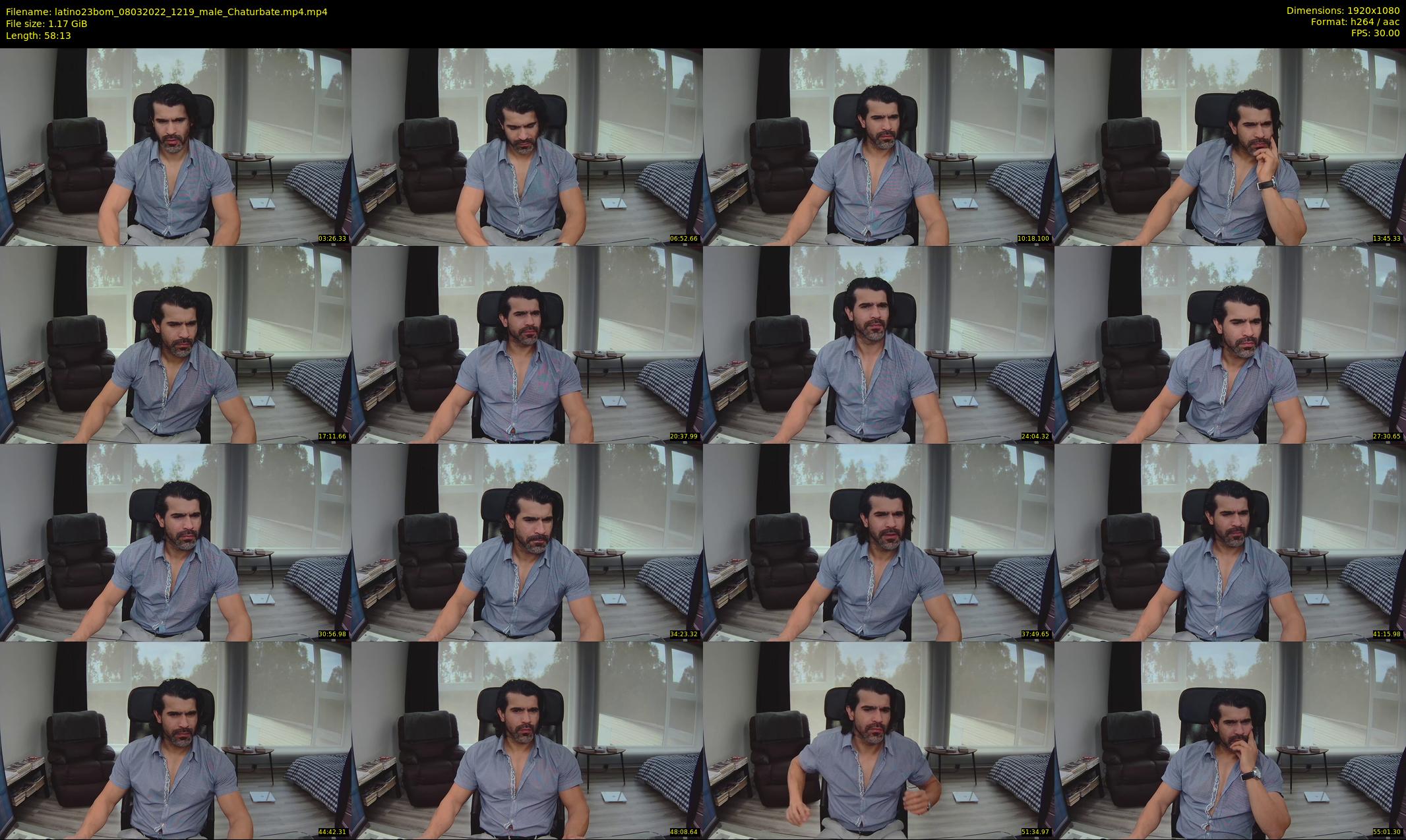 latino23bom — 59 minute Chaturbate male cam show recording, 1080p, Mar 8, 2022