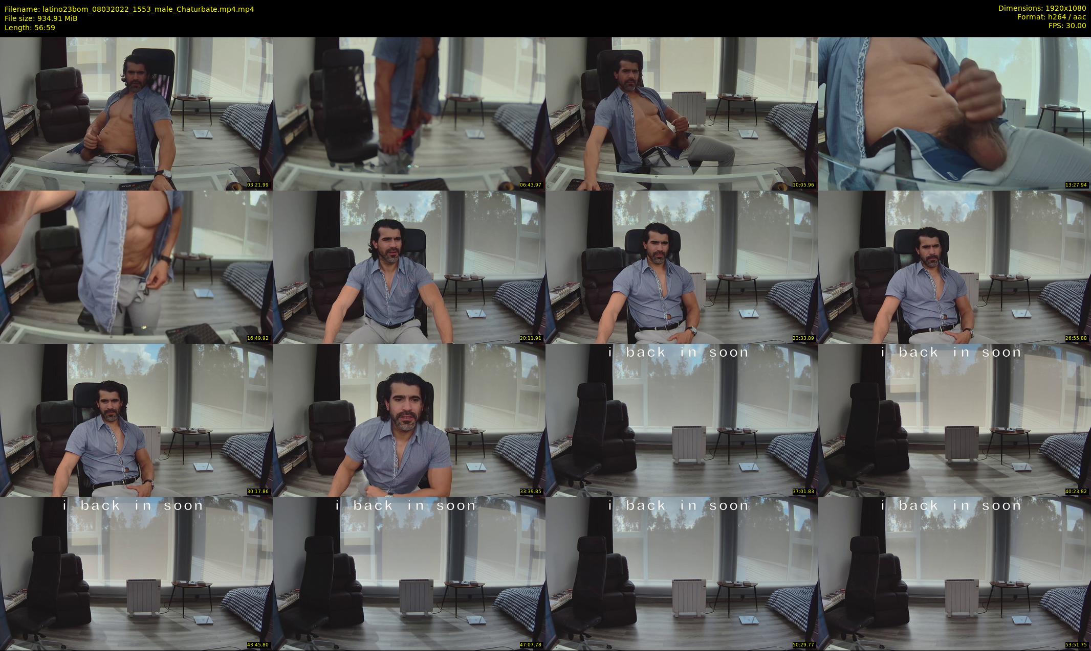 latino23bom — 57 minute Chaturbate male cam show recording, 1080p, Mar 8, 2022