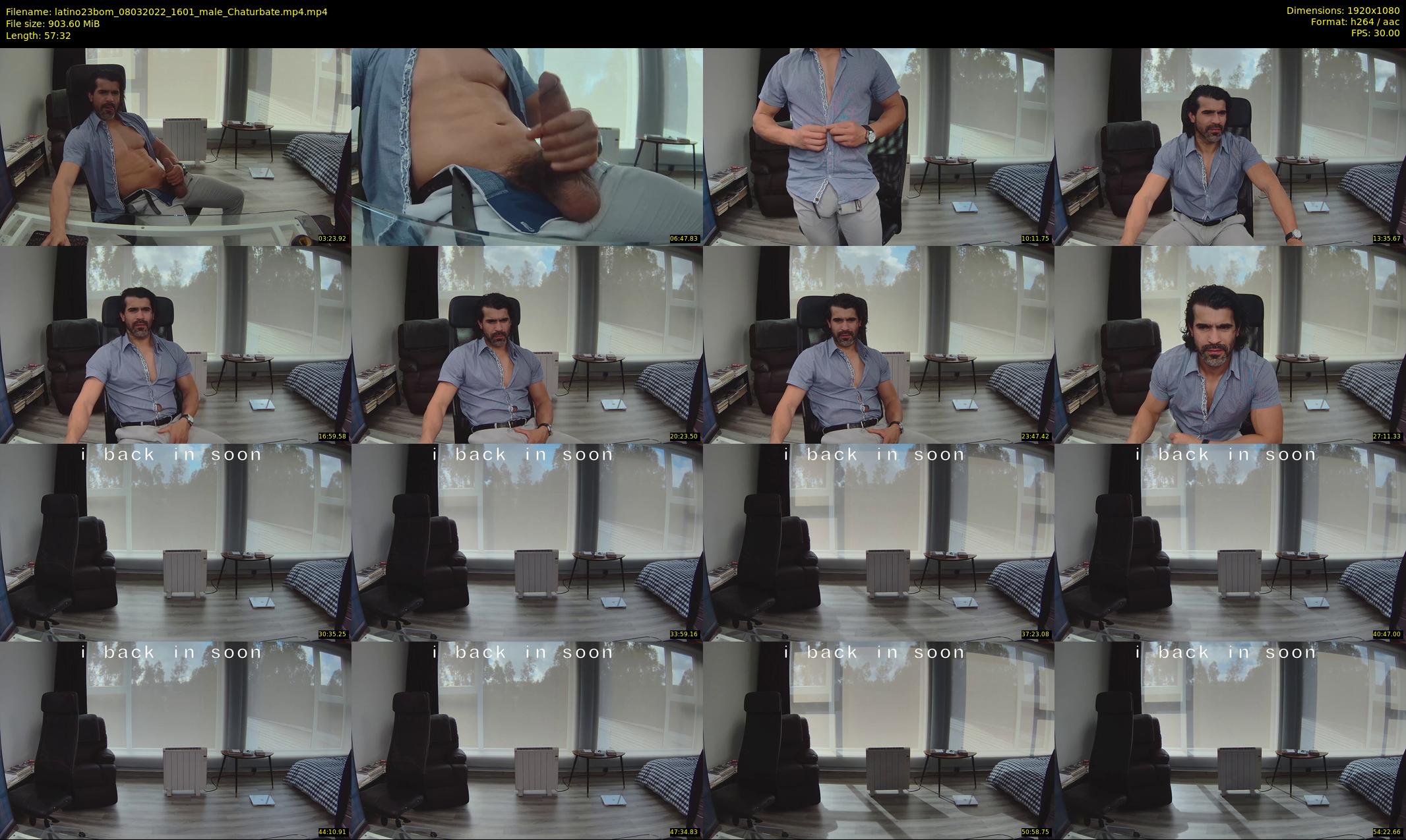 latino23bom — 58 minute Chaturbate male cam show recording, 1080p, Mar 8, 2022