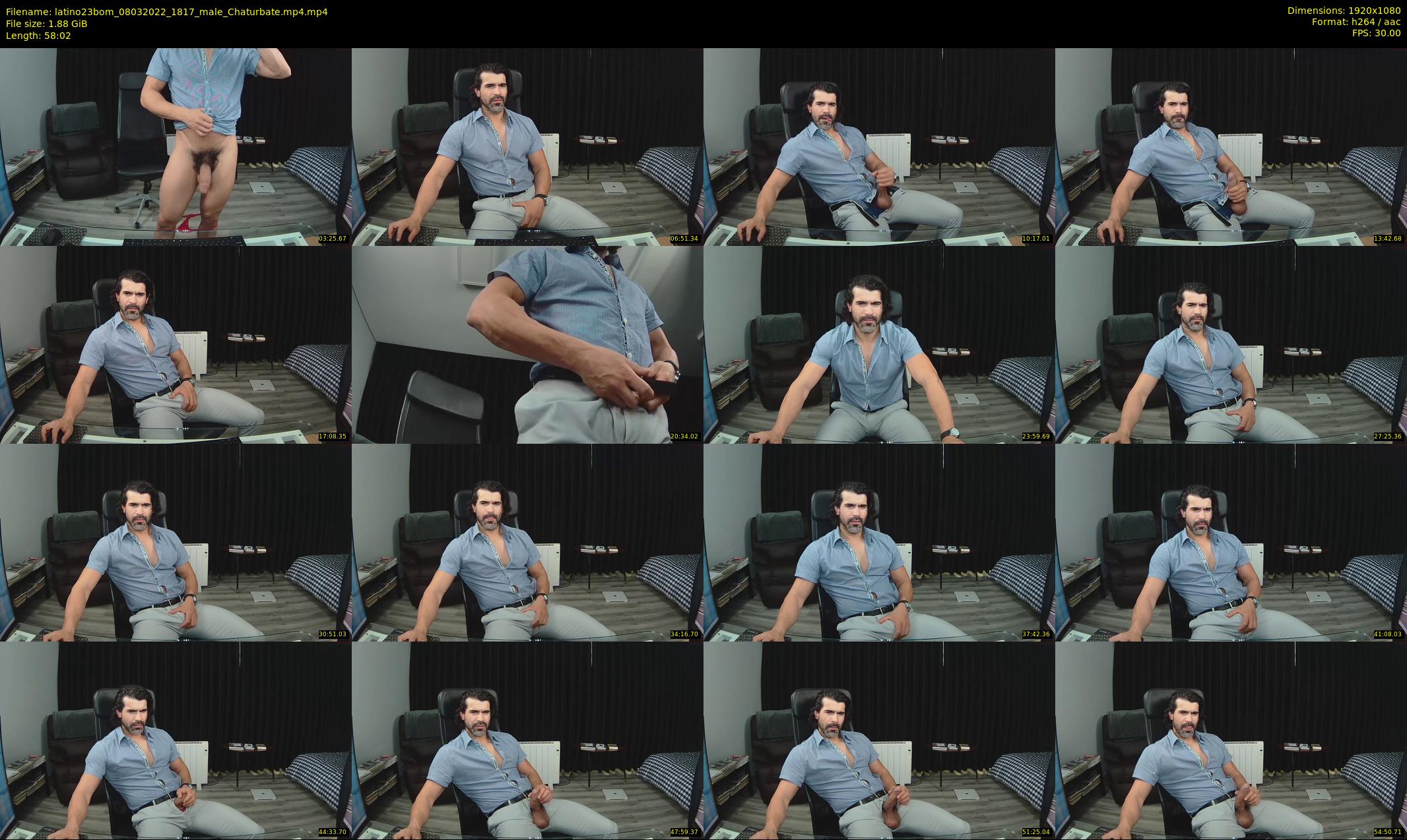 latino23bom — 59 minute Chaturbate male cam show recording, 1080p, Mar 8, 2022