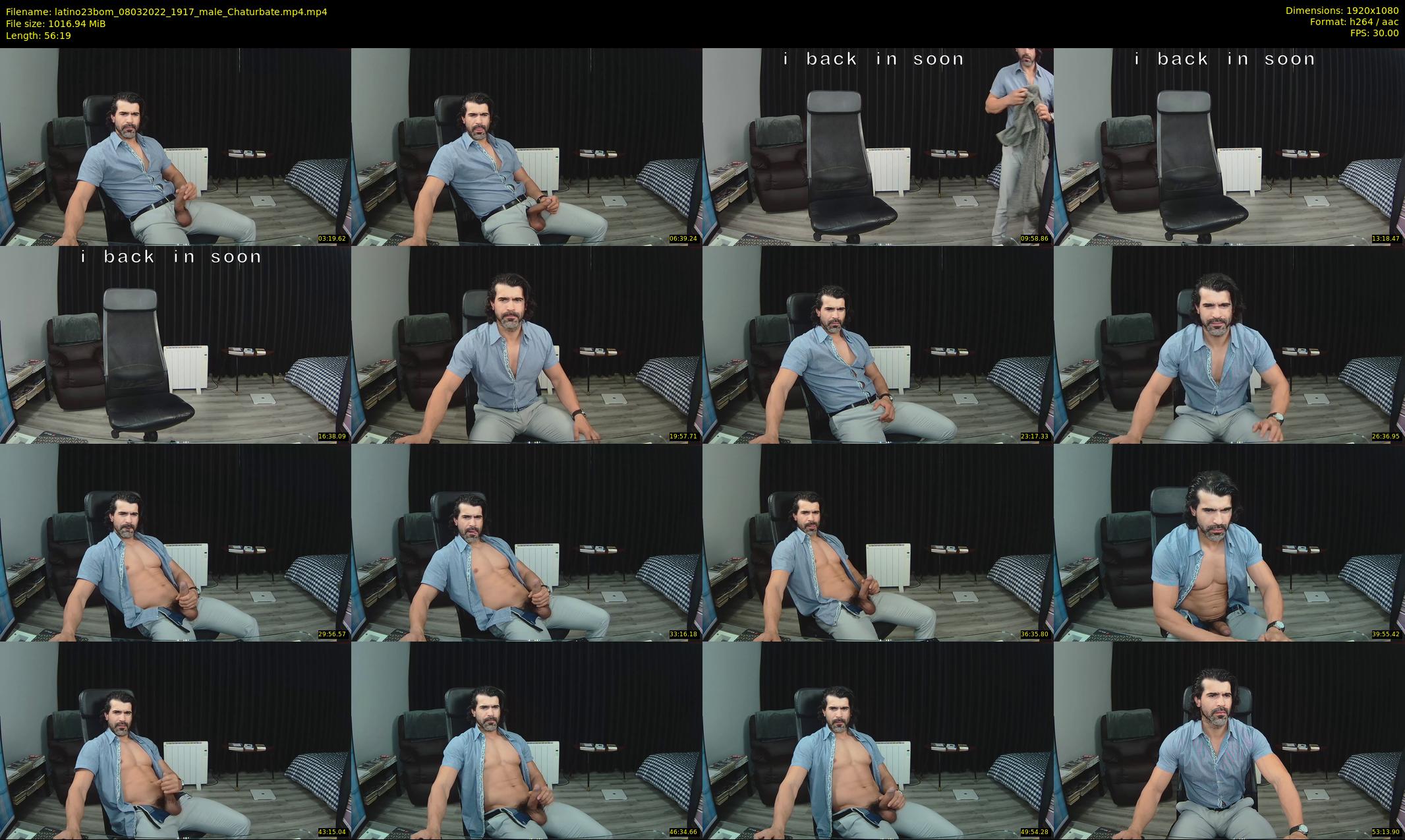 latino23bom — 57 minute Chaturbate male cam show recording, 1080p, Mar 8, 2022
