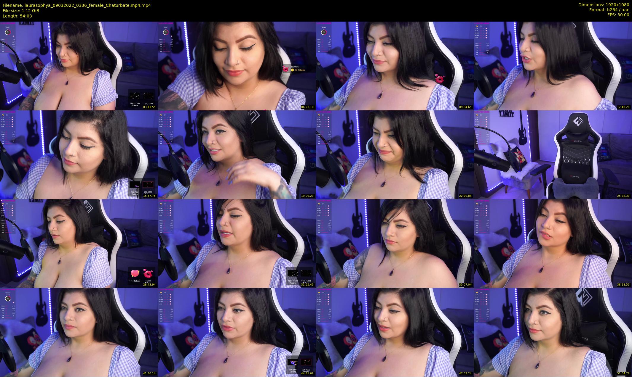 laurasophya — 55 minute Chaturbate female cam show recording, 1080p, Mar 9, 2022