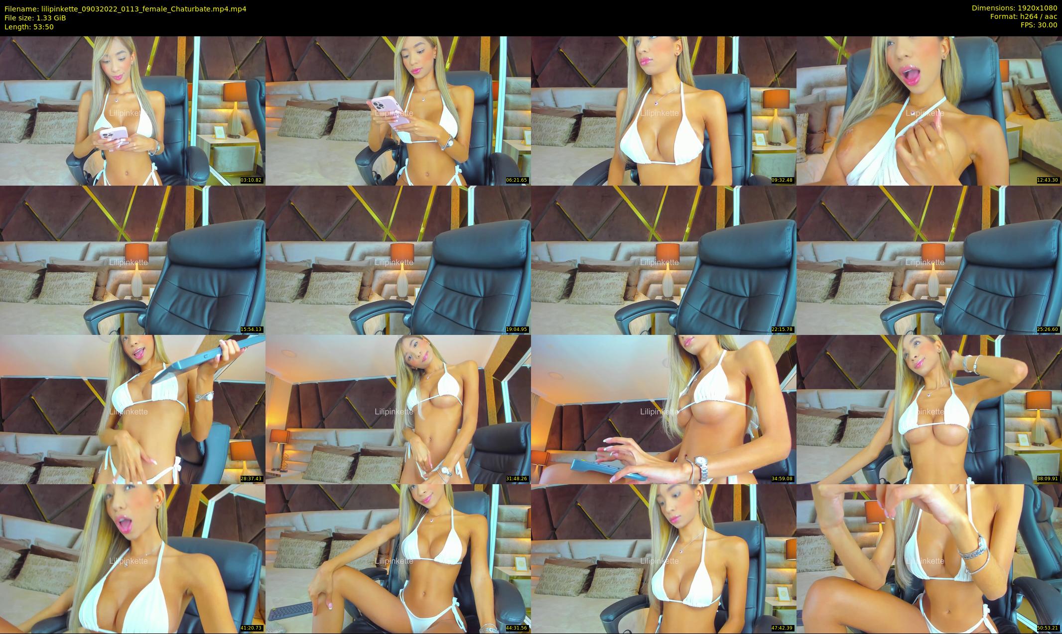 lilipinkette — 54 minute Chaturbate female cam show recording, 1080p, Mar 9, 2022