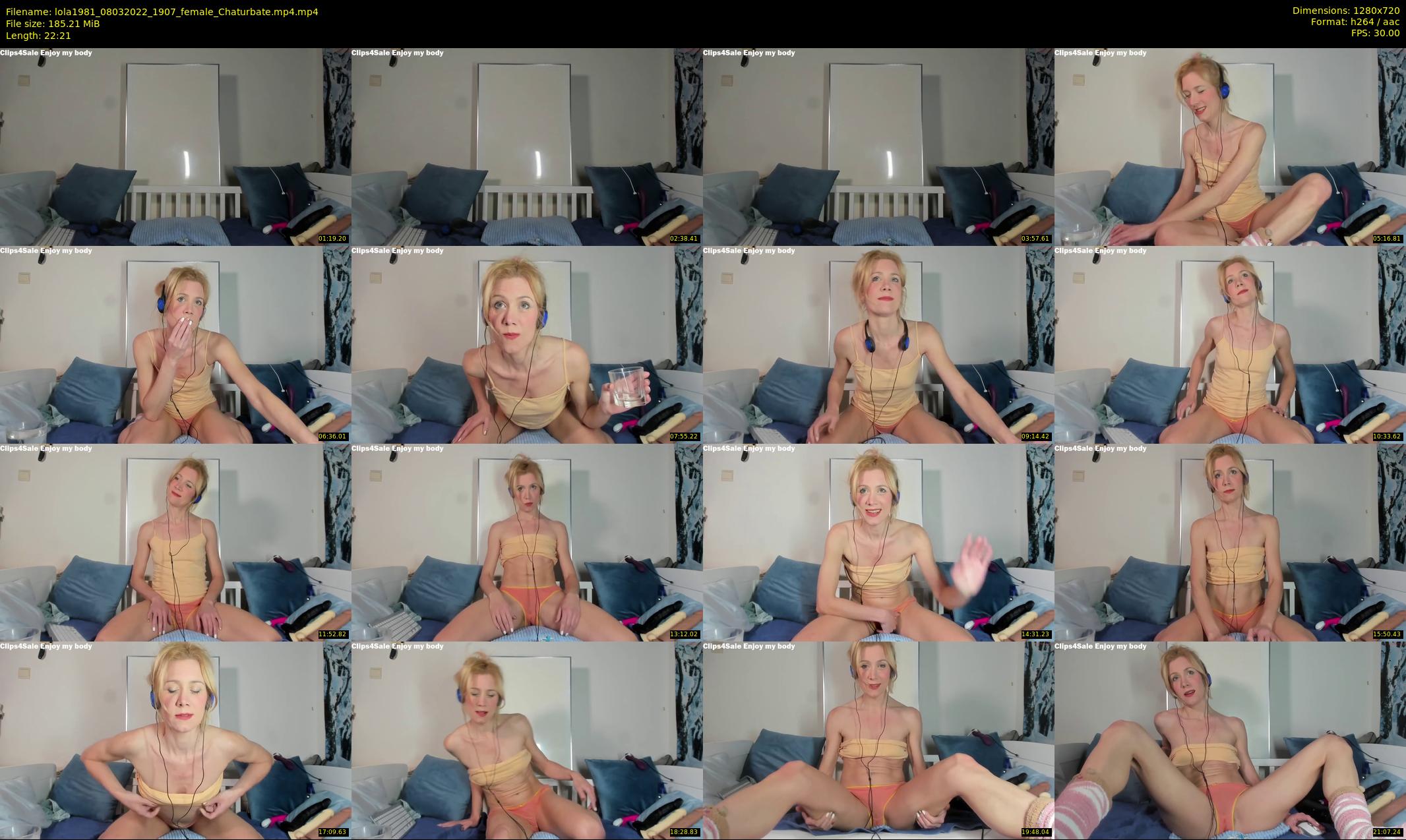 lola1981 — 23 minute Chaturbate female cam show recording, 720p, Mar 8, 2022