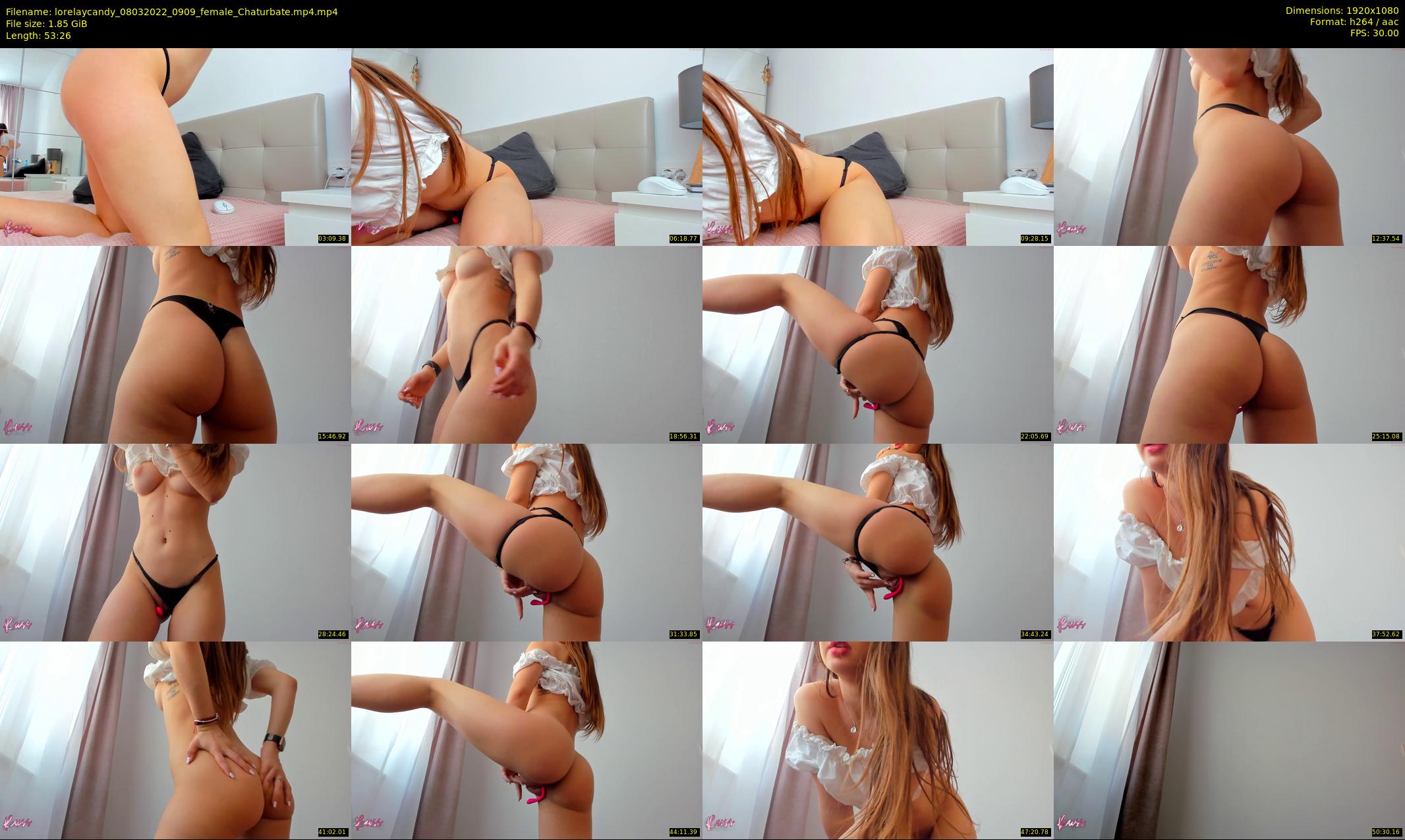 lorelaycandy — 54 minute Chaturbate female cam show recording, 1080p, Mar 8, 2022