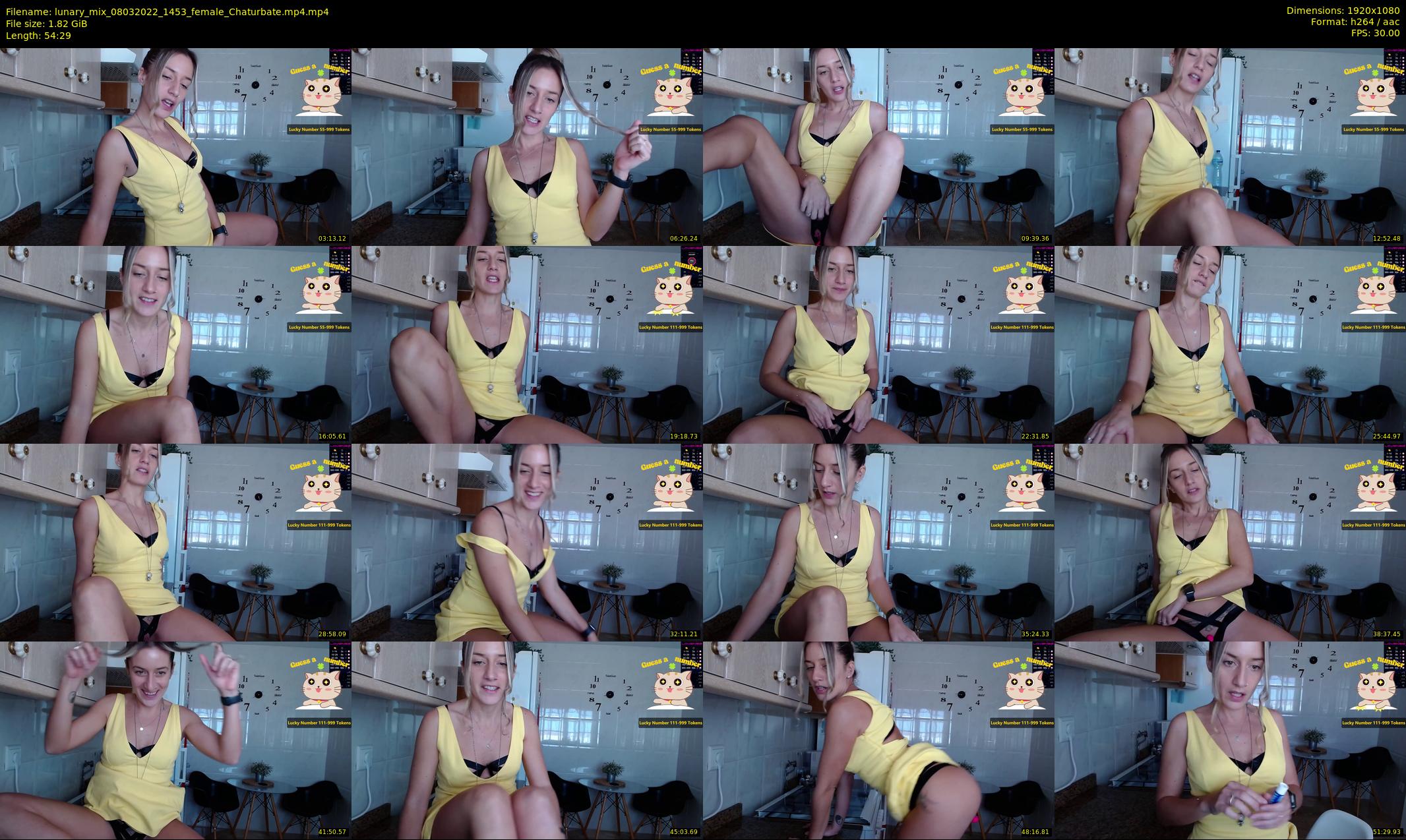 lunary_mix — 55 minute Chaturbate couple cam show recording, 1080p, Mar 8, 2022