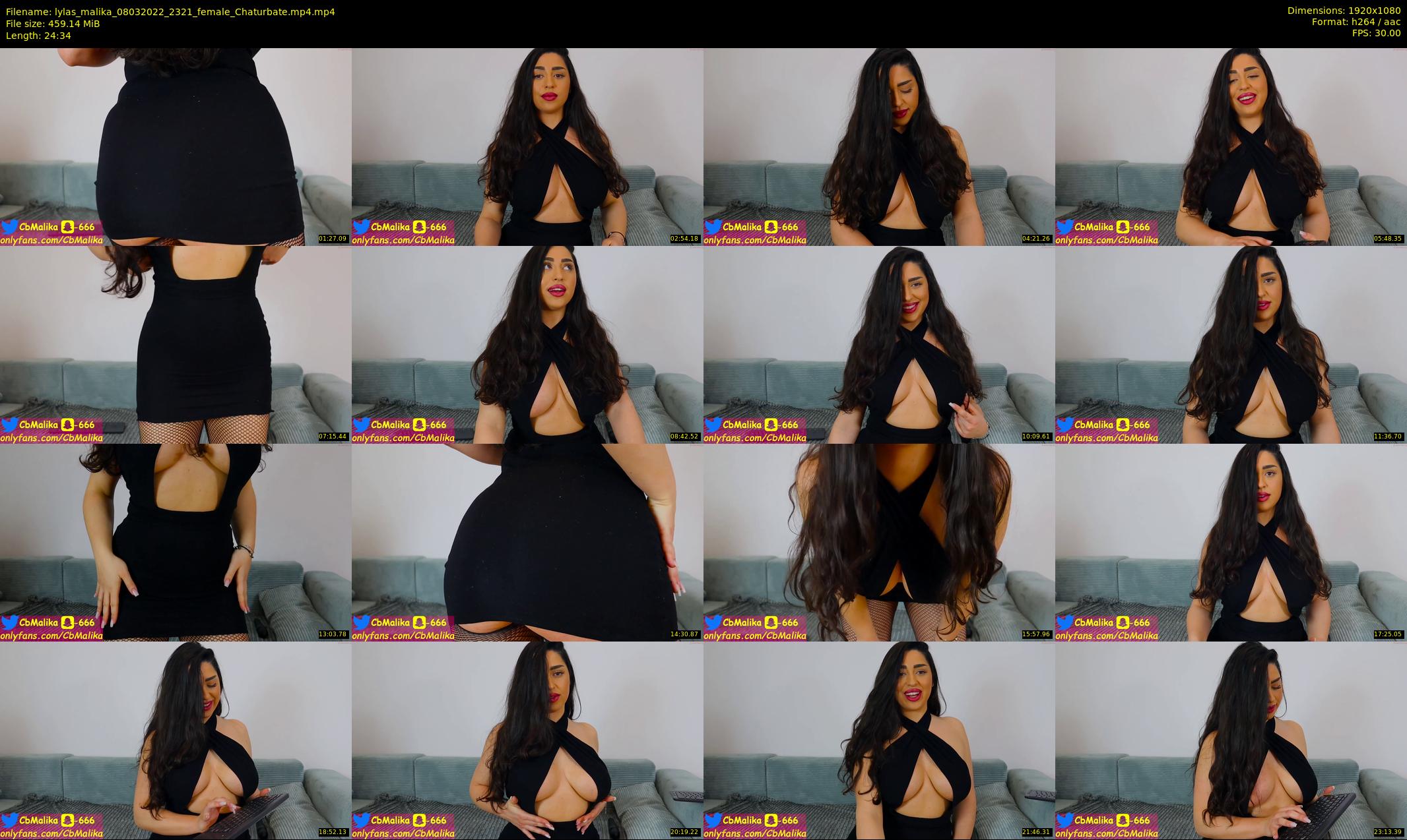 lylas_malika — 25 minute Chaturbate female cam show recording, 1080p, Mar 8, 2022