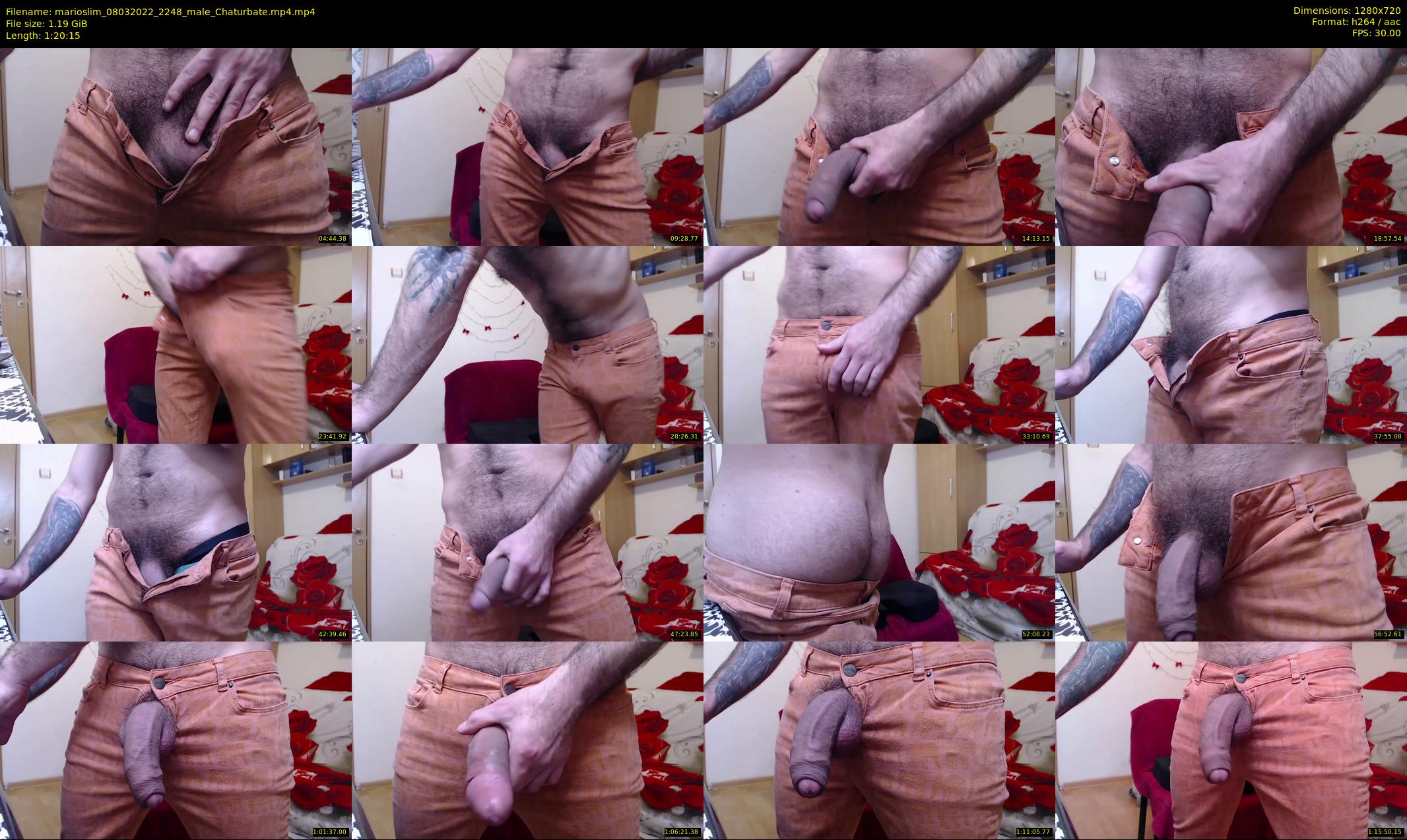 marioslim — 81 minute Chaturbate male cam show recording, 720p, Mar 8, 2022