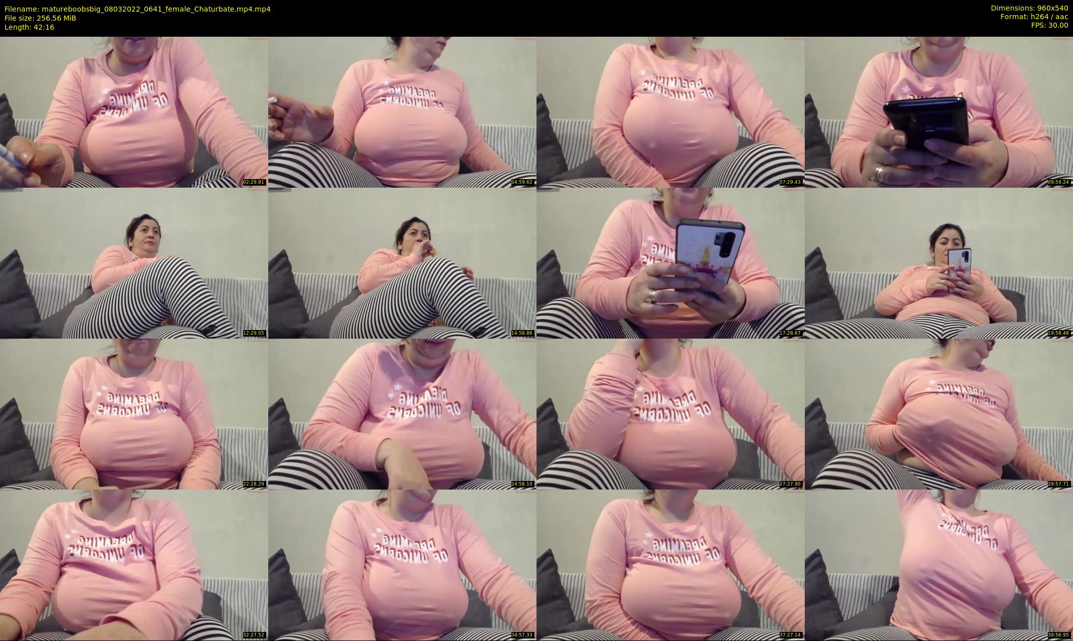 matureboobsbig — 43 minute Chaturbate female cam show recording, 480p, Mar 8, 2022