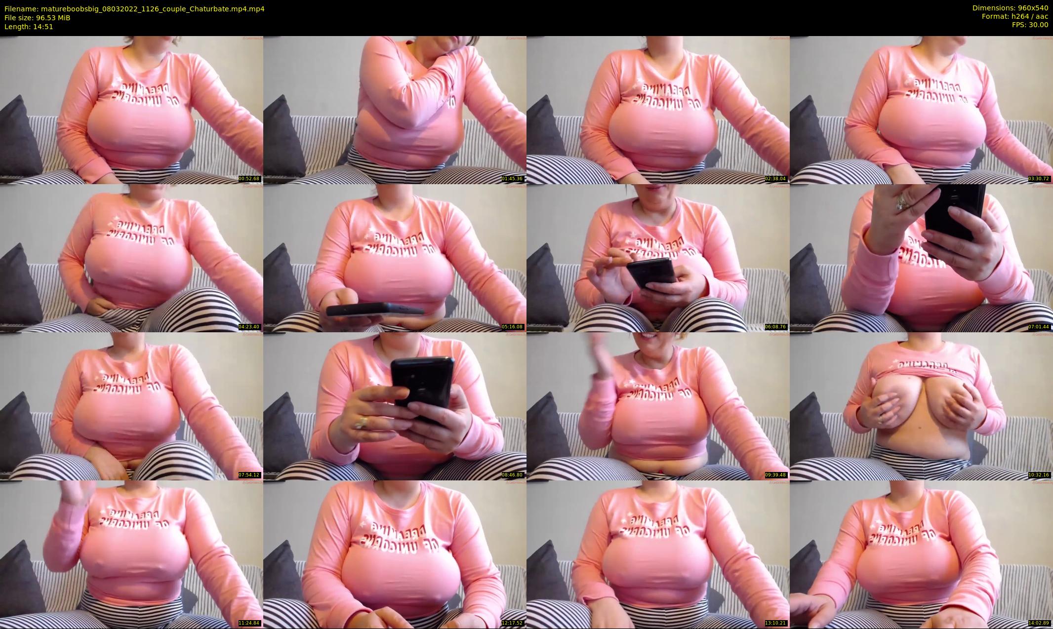matureboobsbig — 15 minute Chaturbate female cam show recording, 480p, Mar 8, 2022