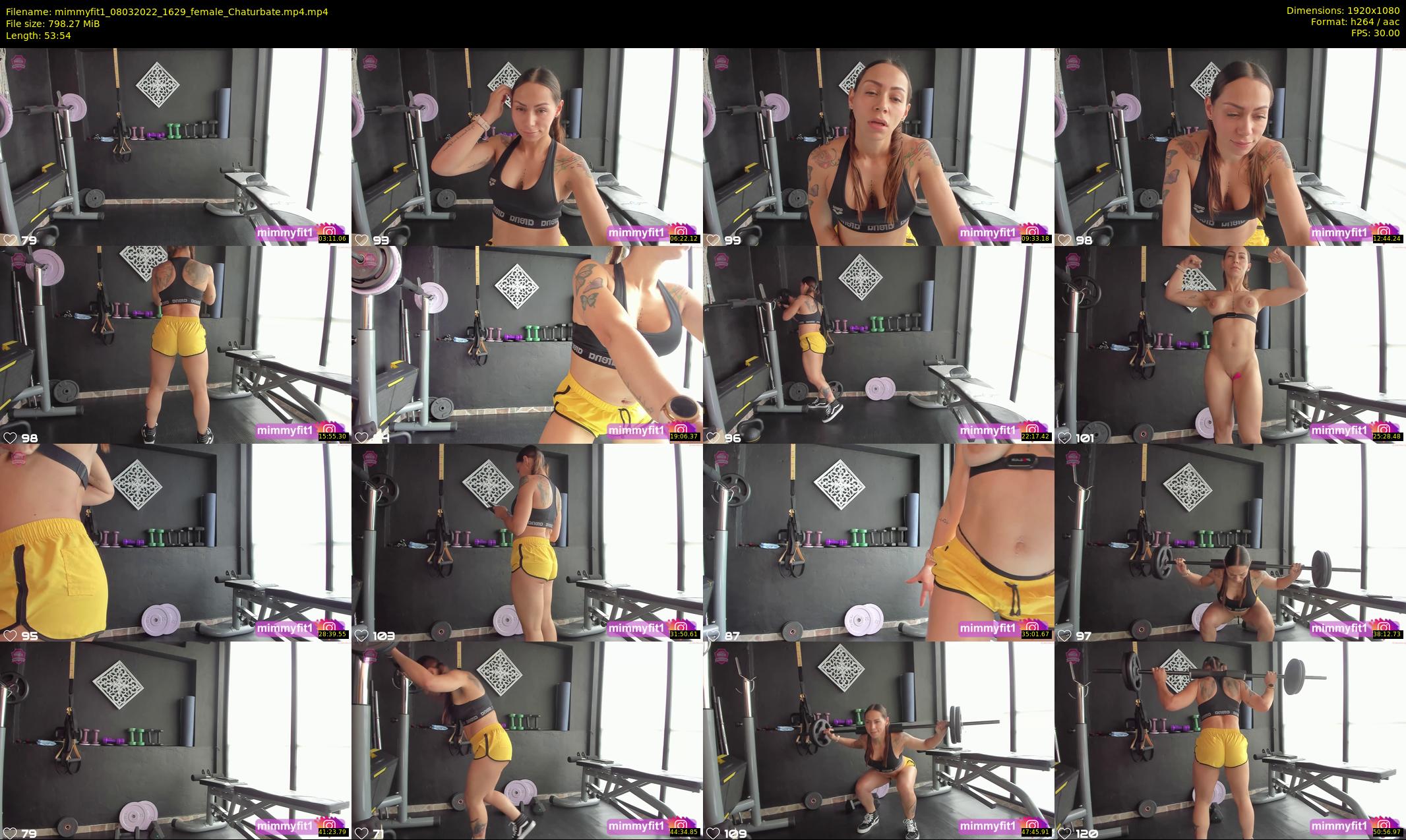 mimmyfit1 — 54 minute Chaturbate female cam show recording, 1080p, Mar 8, 2022