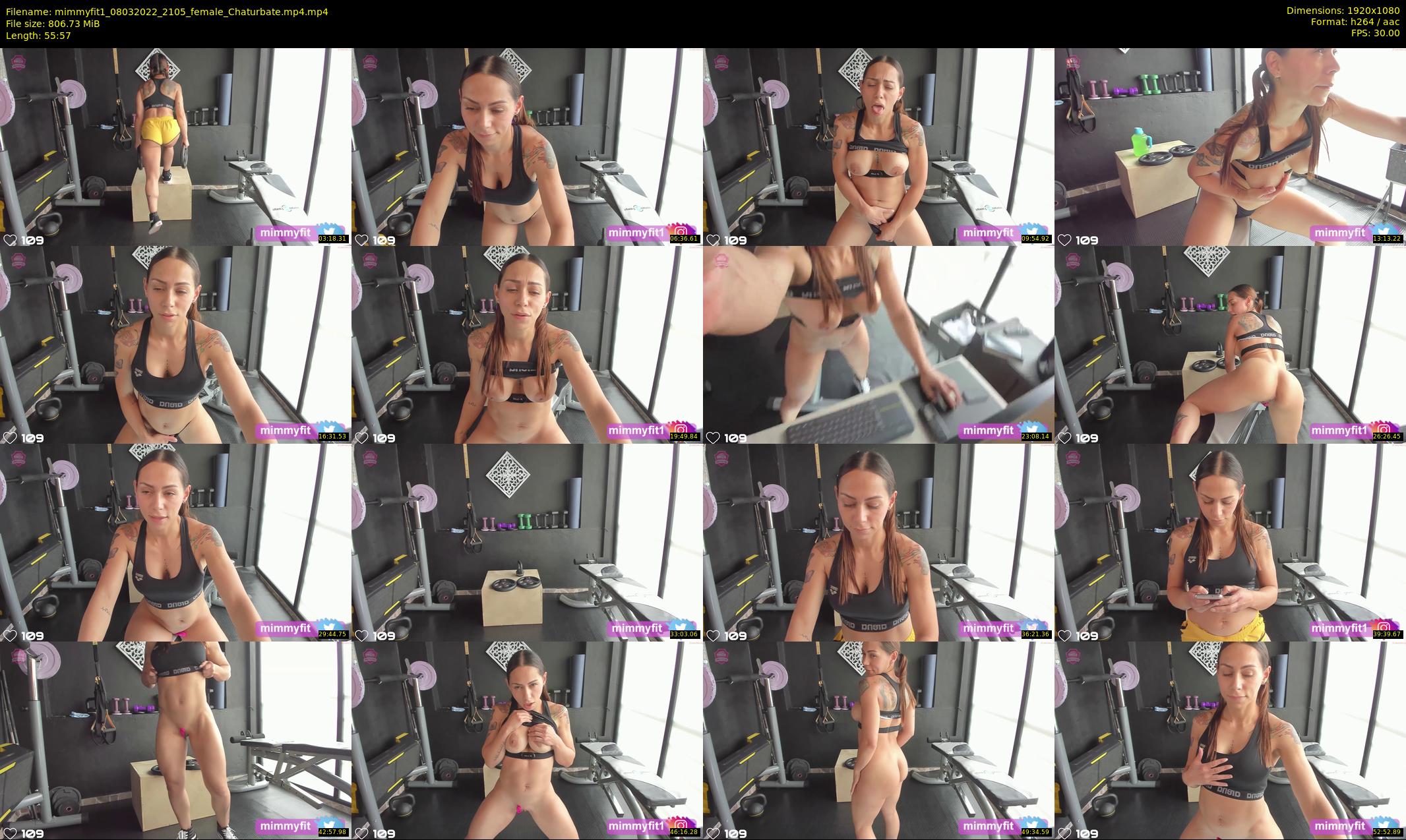 mimmyfit1 — 56 minute Chaturbate female cam show recording, 1080p, Mar 8, 2022
