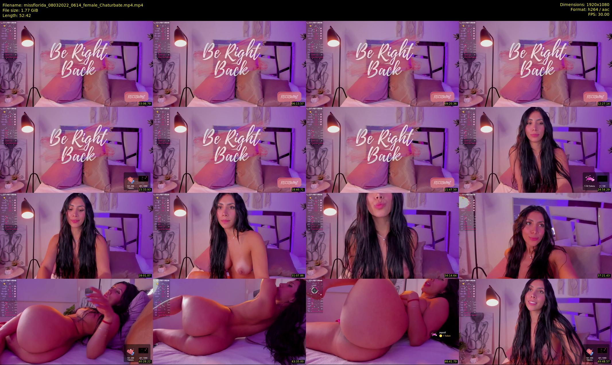 missflorida — 53 minute Chaturbate female cam show recording, 1080p, Mar 8, 2022