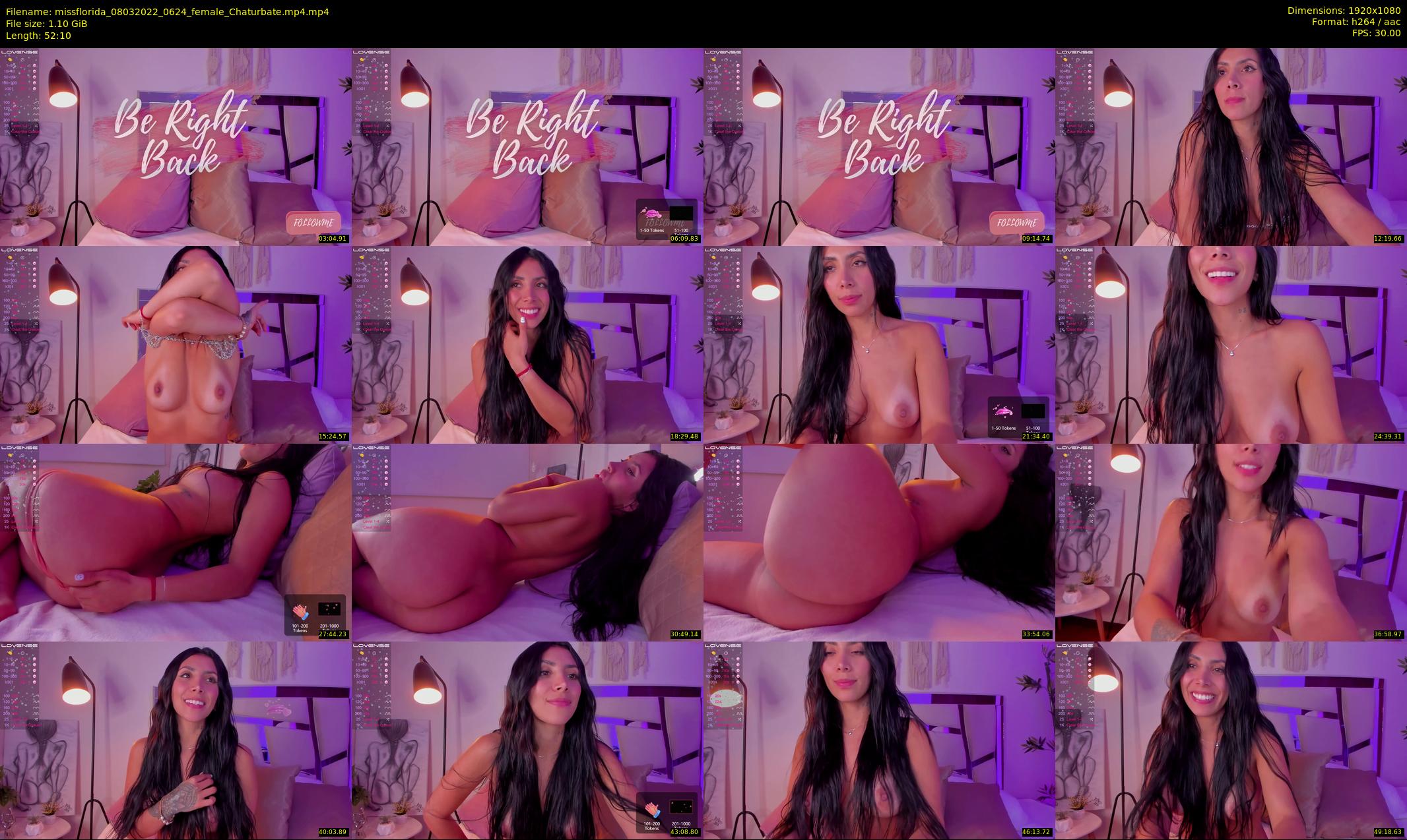 missflorida — 53 minute Chaturbate female cam show recording, 1080p, Mar 8, 2022