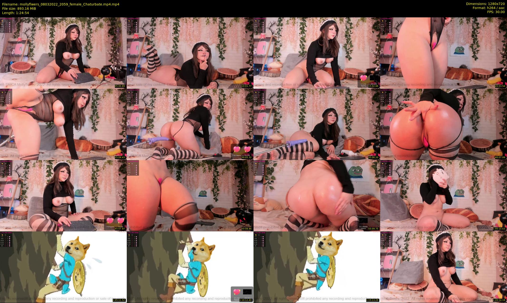 mollyflwers — 85 minute Chaturbate female cam show recording, 720p, Mar 8, 2022