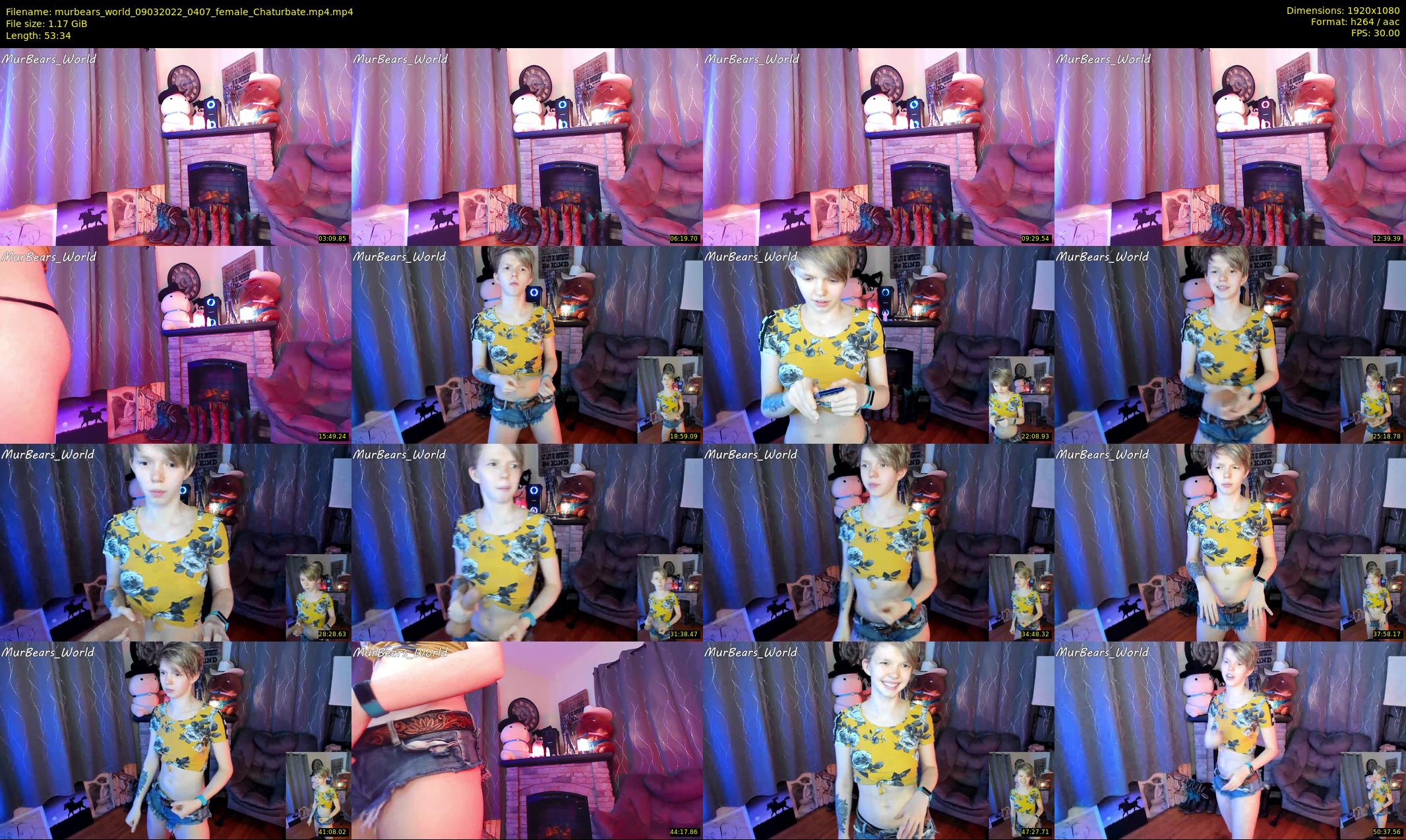 murbears_world — 54 minute Chaturbate female cam show recording, 1080p, Mar 9, 2022