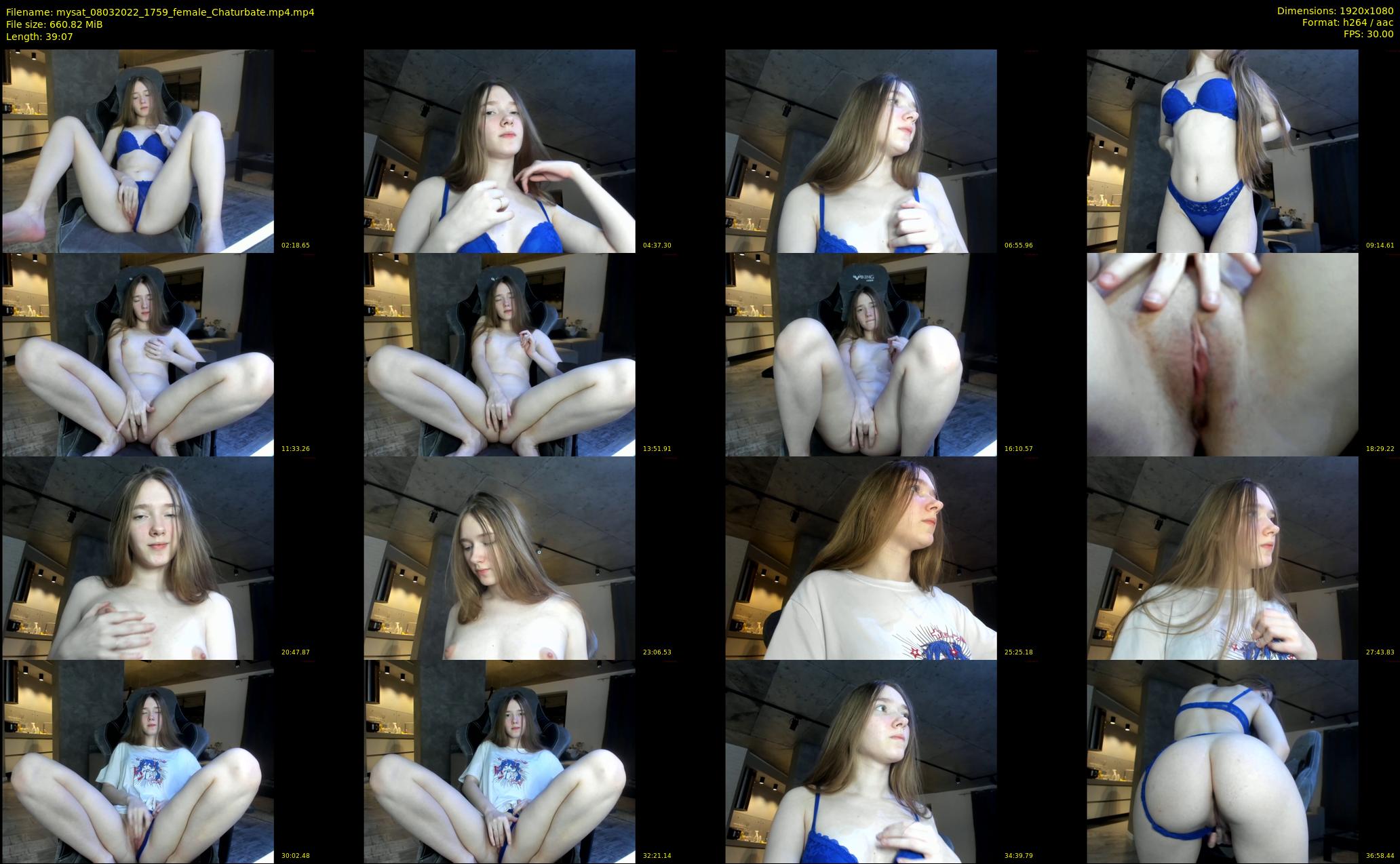 mysat — 40 minute Chaturbate female cam show recording, 1080p, Mar 8, 2022