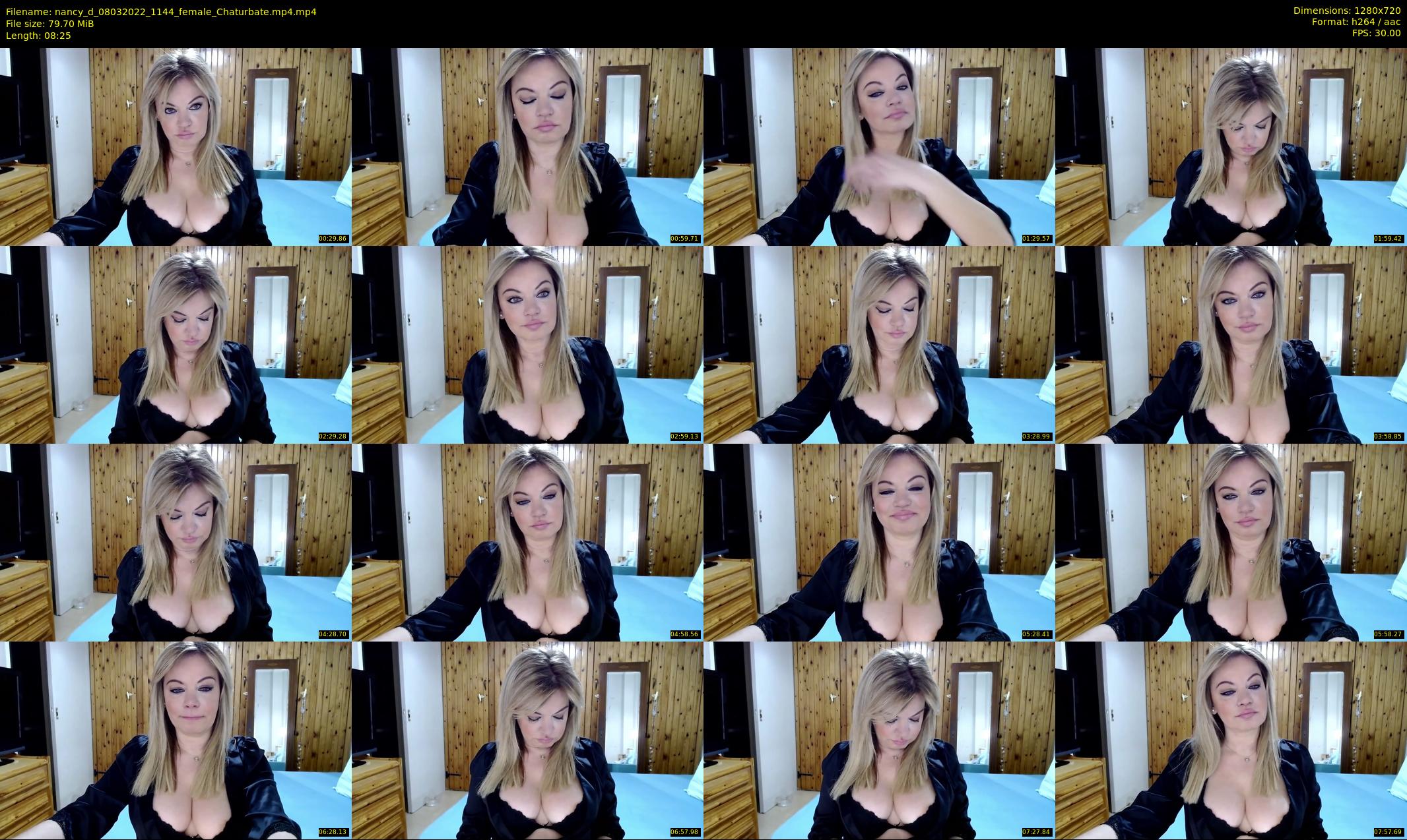 nancy_d — 9 minute Chaturbate female cam show recording, 720p, Mar 8, 2022