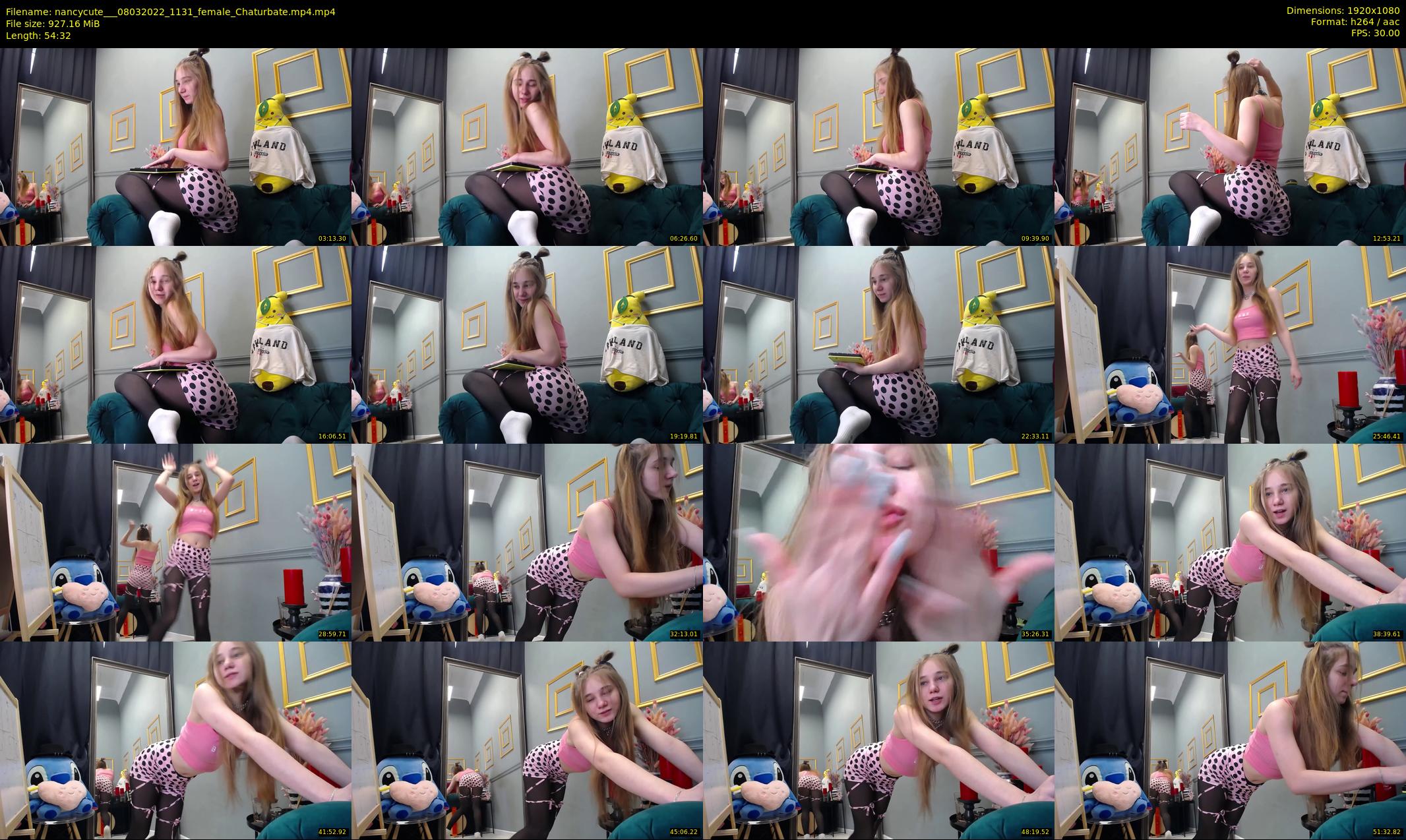 nancycute__ — 55 minute Chaturbate female cam show recording, 1080p, Mar 8, 2022