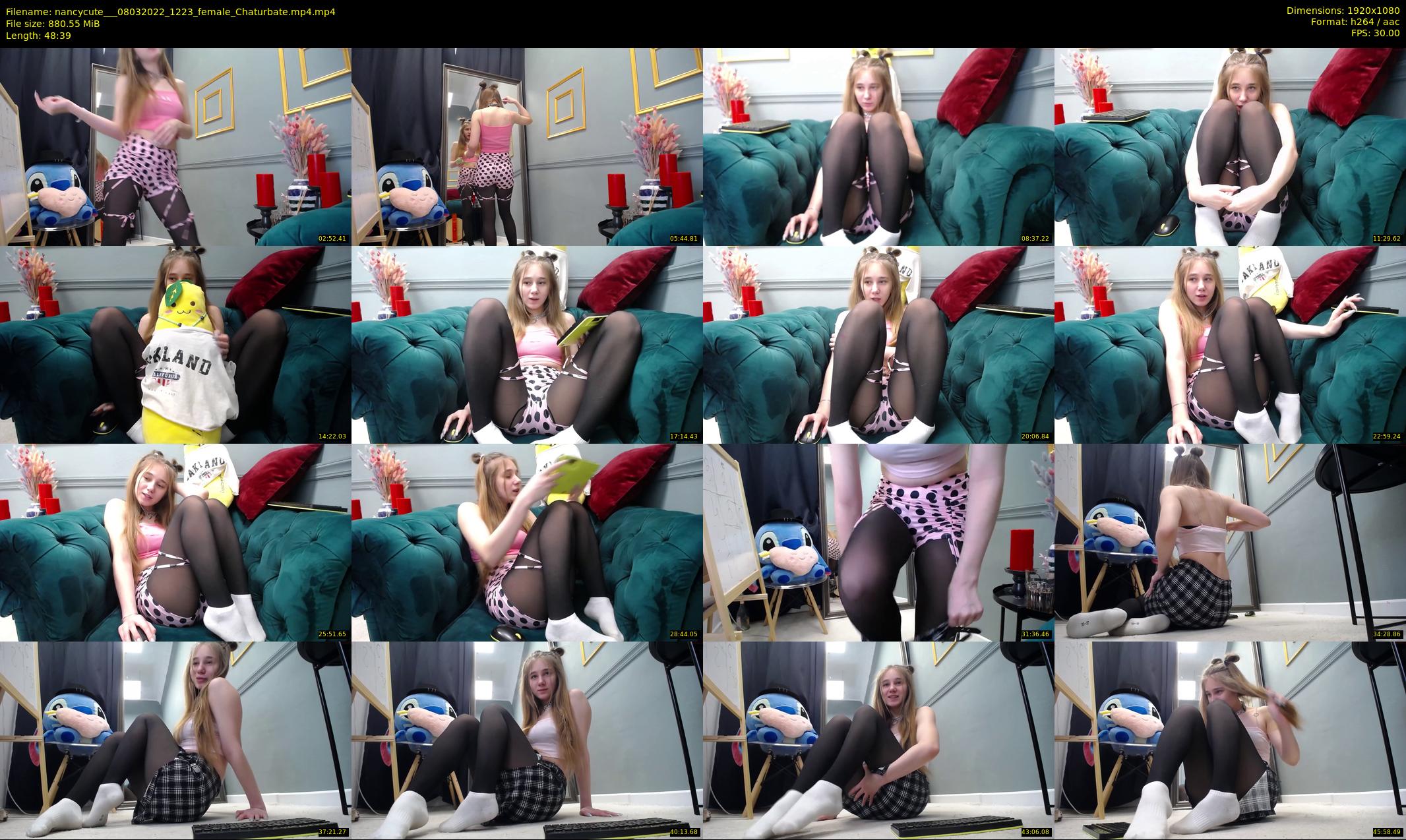 nancycute__ — 49 minute Chaturbate female cam show recording, 1080p, Mar 8, 2022