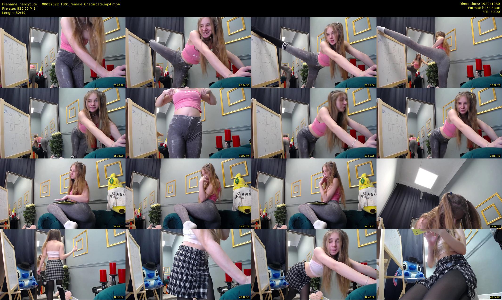 nancycute__ — 53 minute Chaturbate female cam show recording, 1080p, Mar 8, 2022