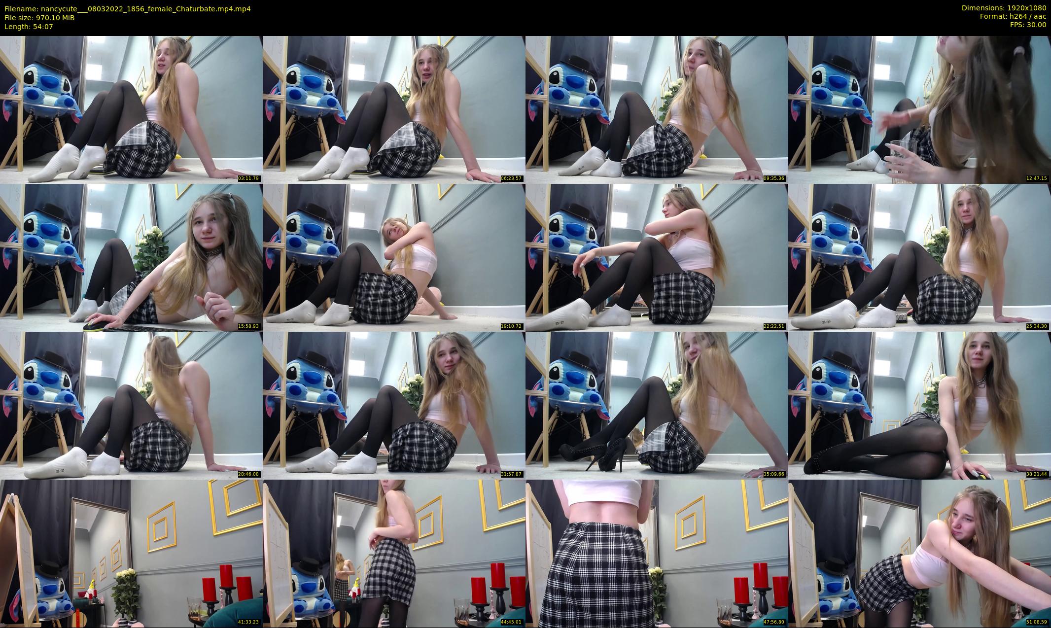 nancycute__ — 55 minute Chaturbate female cam show recording, 1080p, Mar 8, 2022