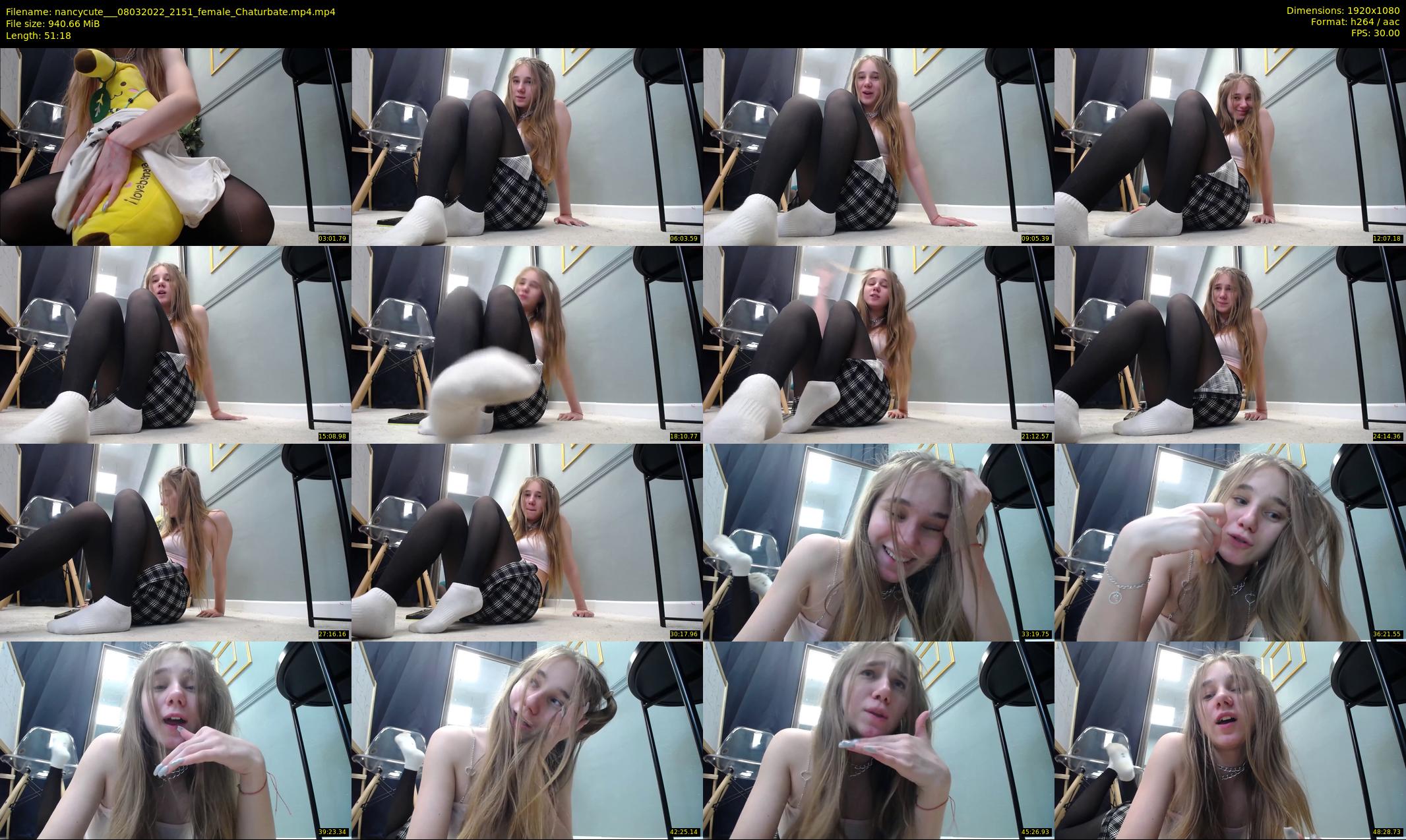 nancycute__ — 52 minute Chaturbate female cam show recording, 1080p, Mar 8, 2022
