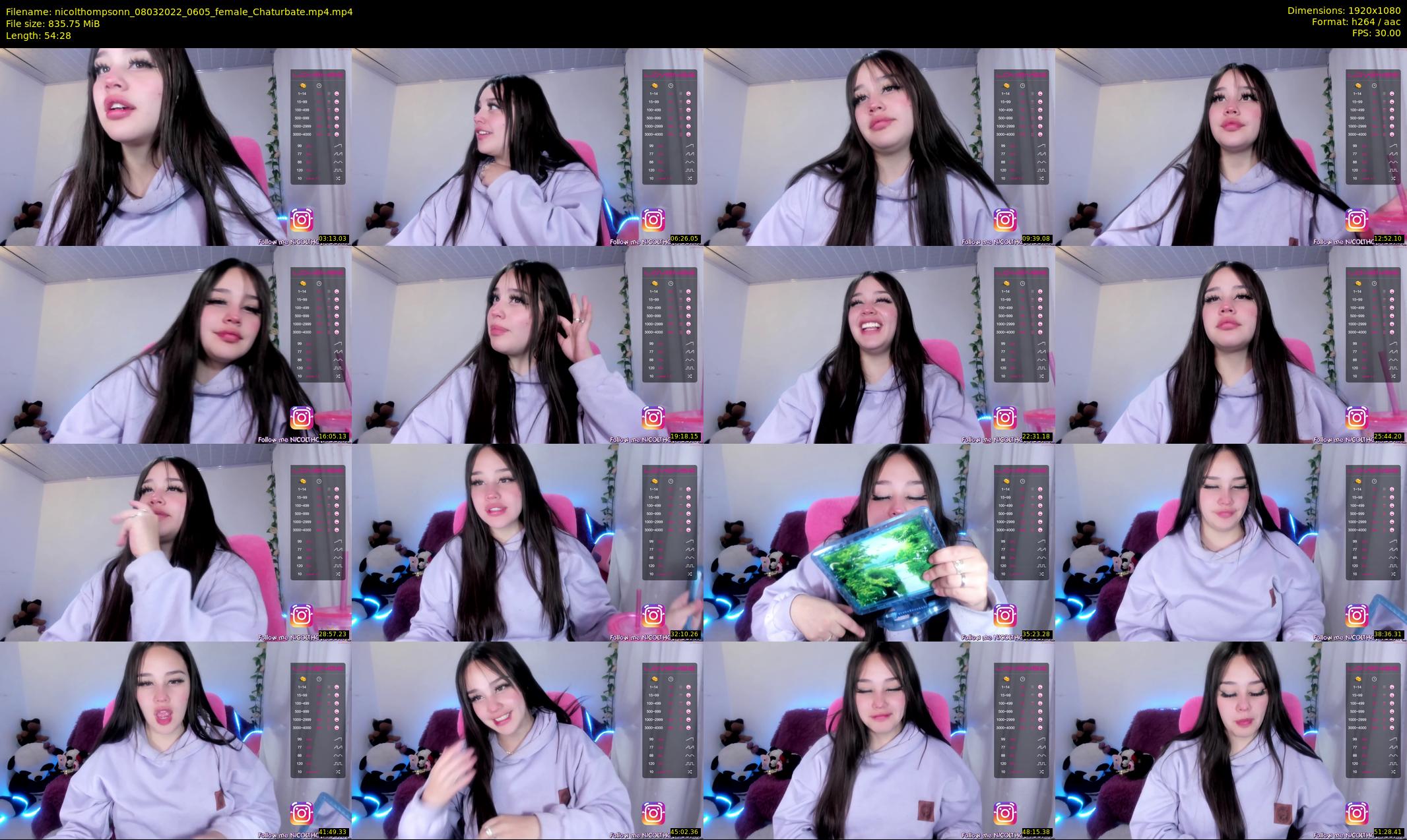 nicolthompsonn — 55 minute Chaturbate female cam show recording, 1080p, Mar 8, 2022