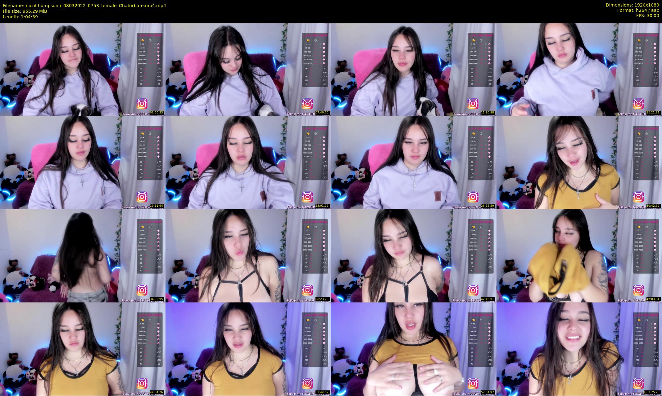 nicolthompsonn — 65 minute Chaturbate female cam show recording, 1080p, Mar 8, 2022