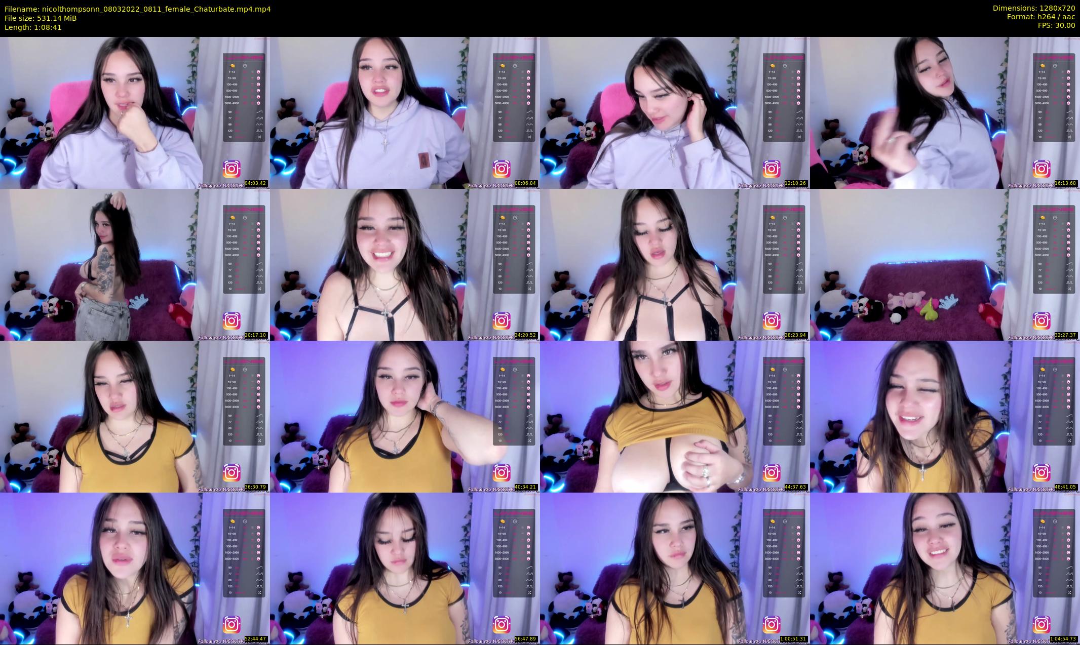 nicolthompsonn — 69 minute Chaturbate female cam show recording, 720p, Mar 8, 2022