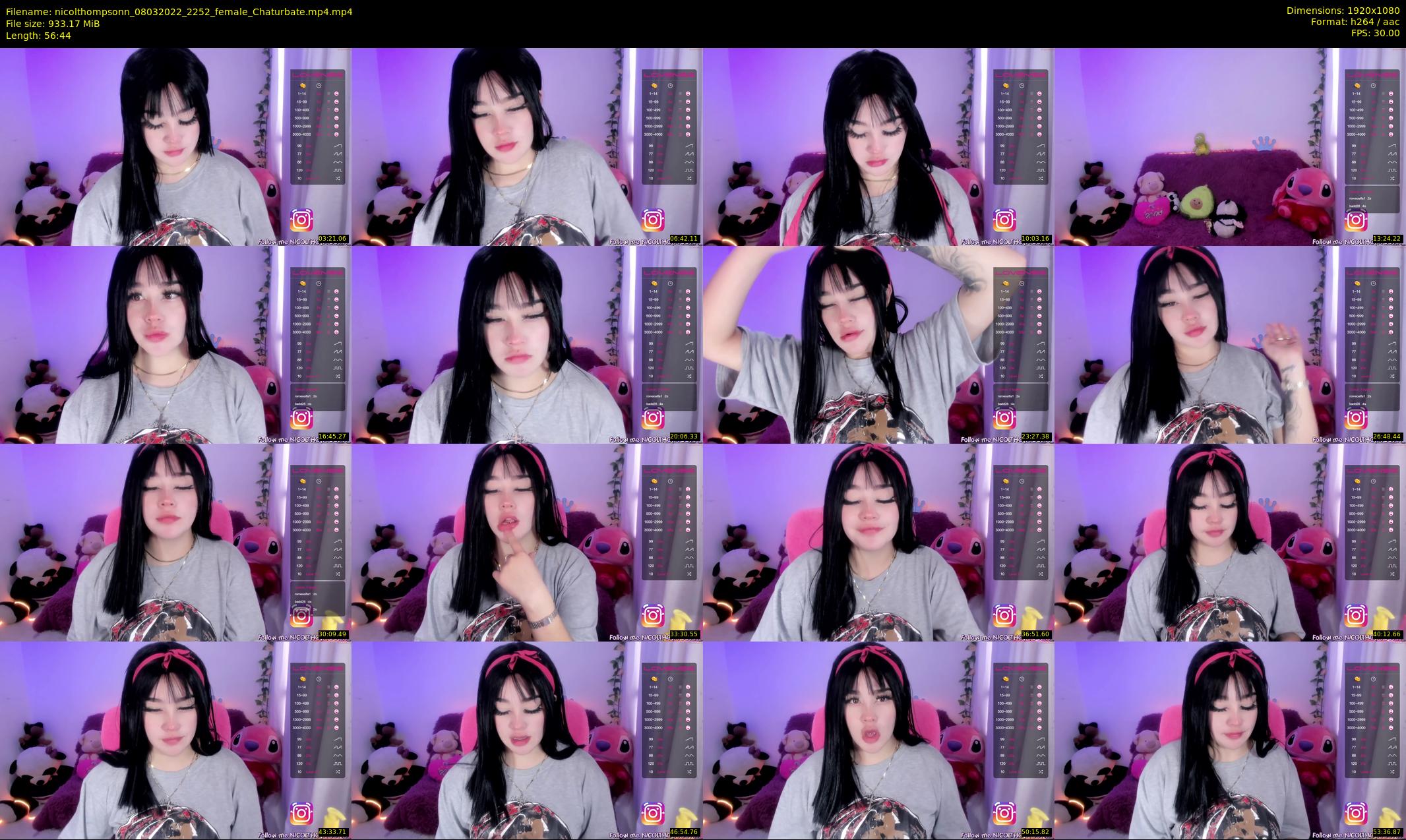 nicolthompsonn — 57 minute Chaturbate female cam show recording, 1080p, Mar 8, 2022