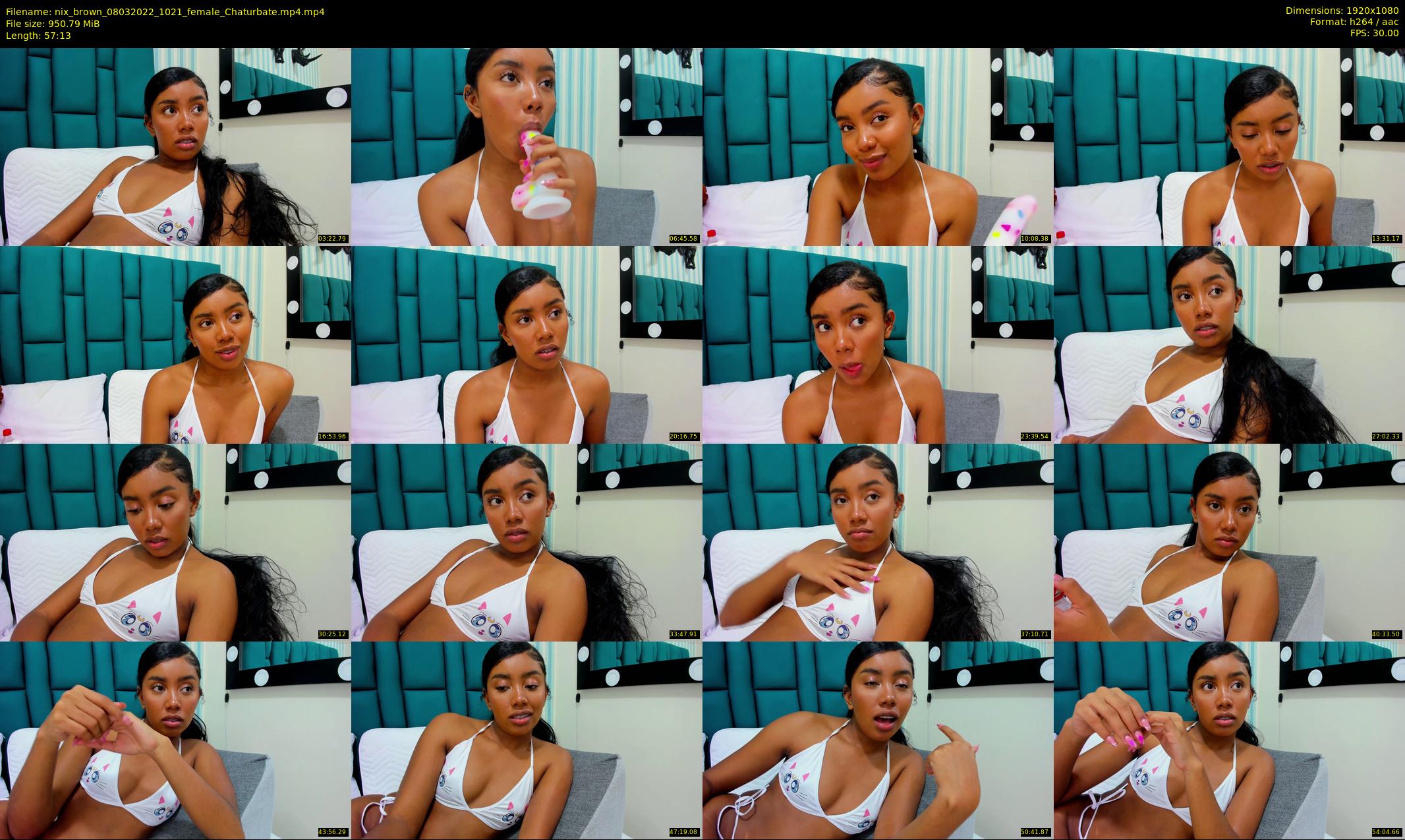 nix_brown — 58 minute Chaturbate female cam show recording, 1080p, Mar 8, 2022