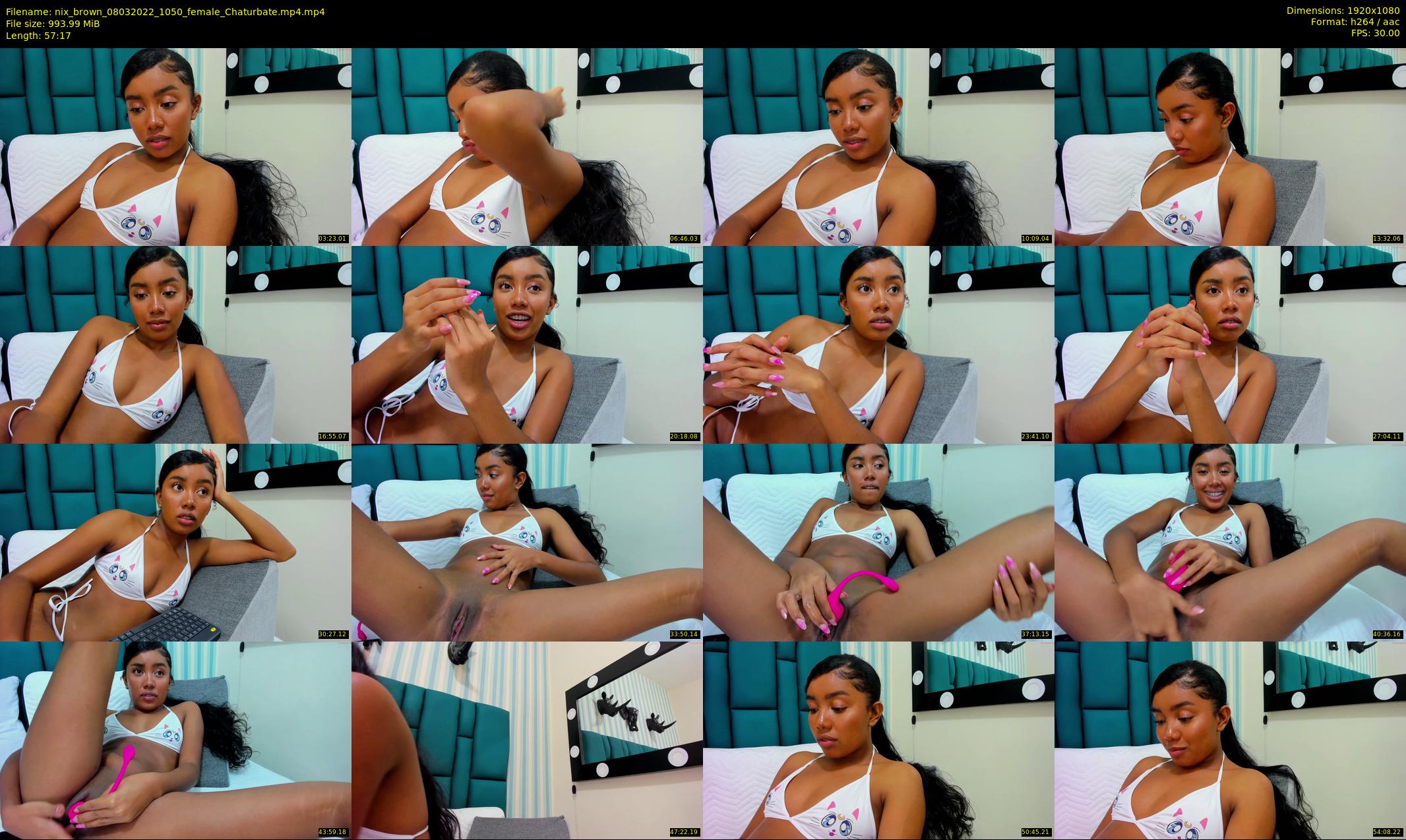nix_brown — 58 minute Chaturbate female cam show recording, 1080p, Mar 8, 2022